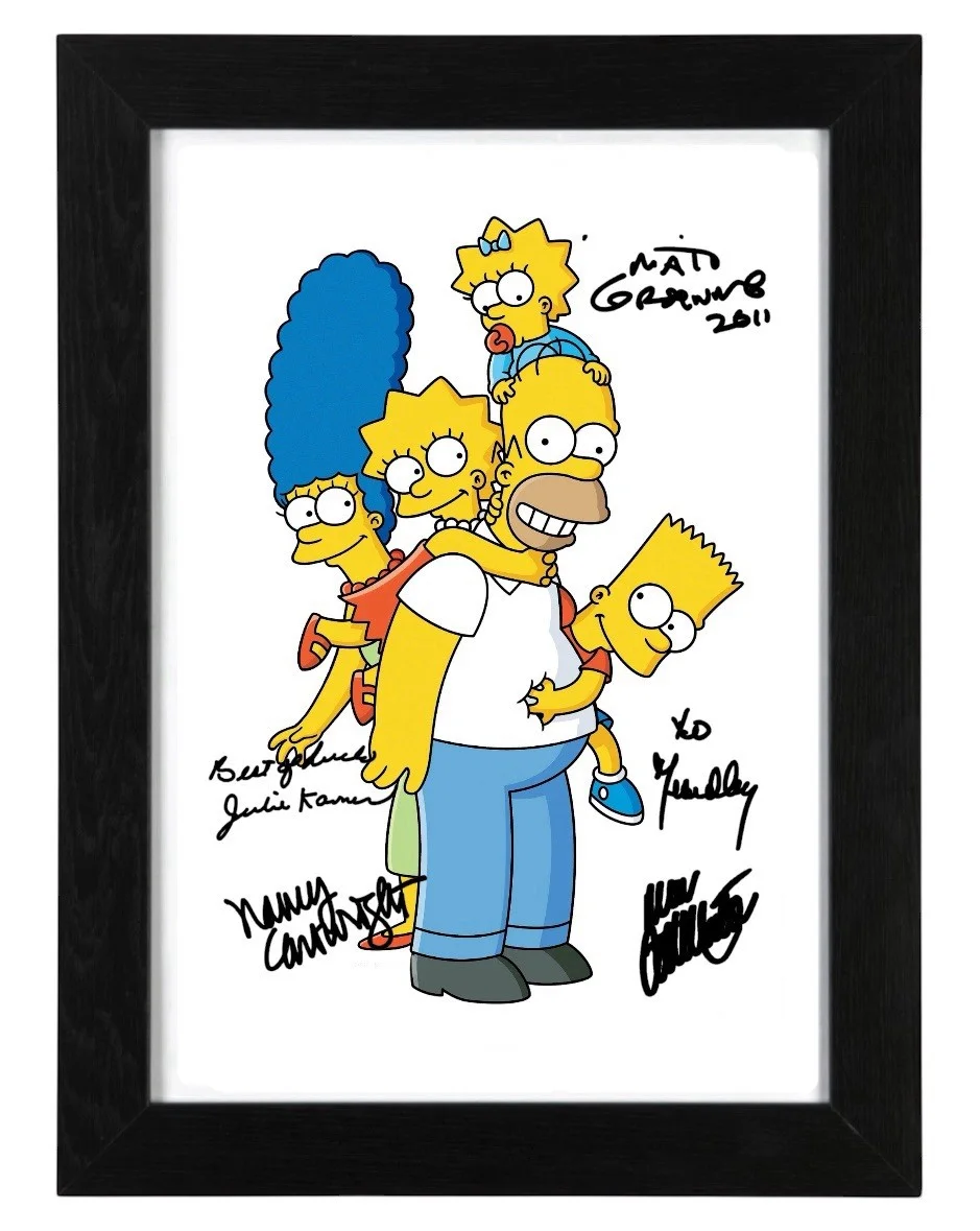 The Simpsons Thornton Signed Autograph PHOTO Pre Print Film 6x4/A4/A4 Framed, image 2