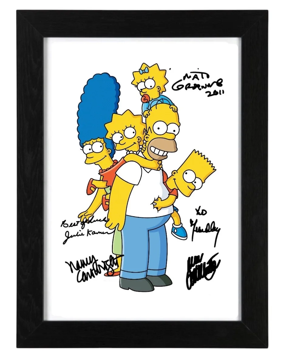 The Simpsons Thornton Signed Autograph PHOTO Pre Print Film 6x4/A4/A4 Framed, image 3