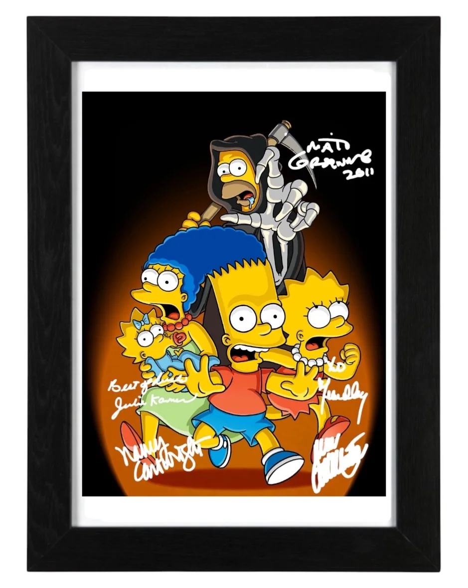 The Simpsons Thornton Signed Autograph PHOTO Pre Print Film 6x4/A4/A4 Framed, image 3