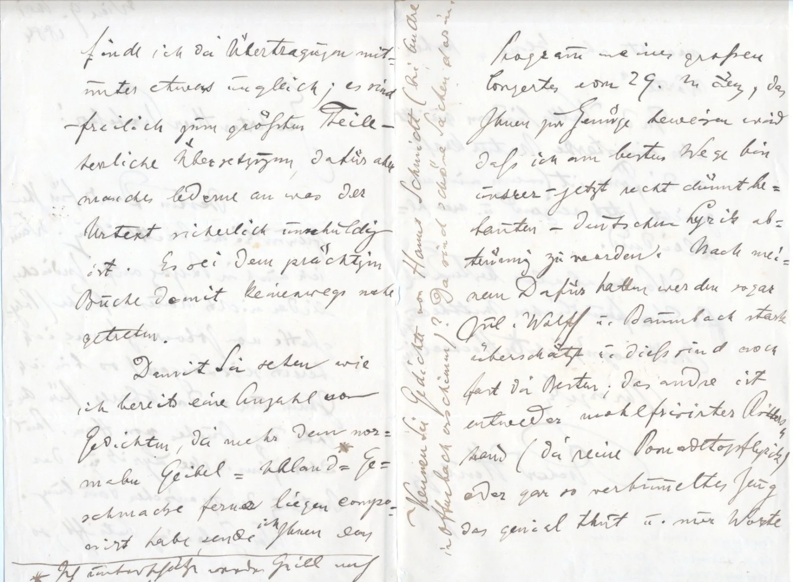 RICHARD HEUBERGER - Autograph Letter Signed 1884 - Austrian Composer, image 2