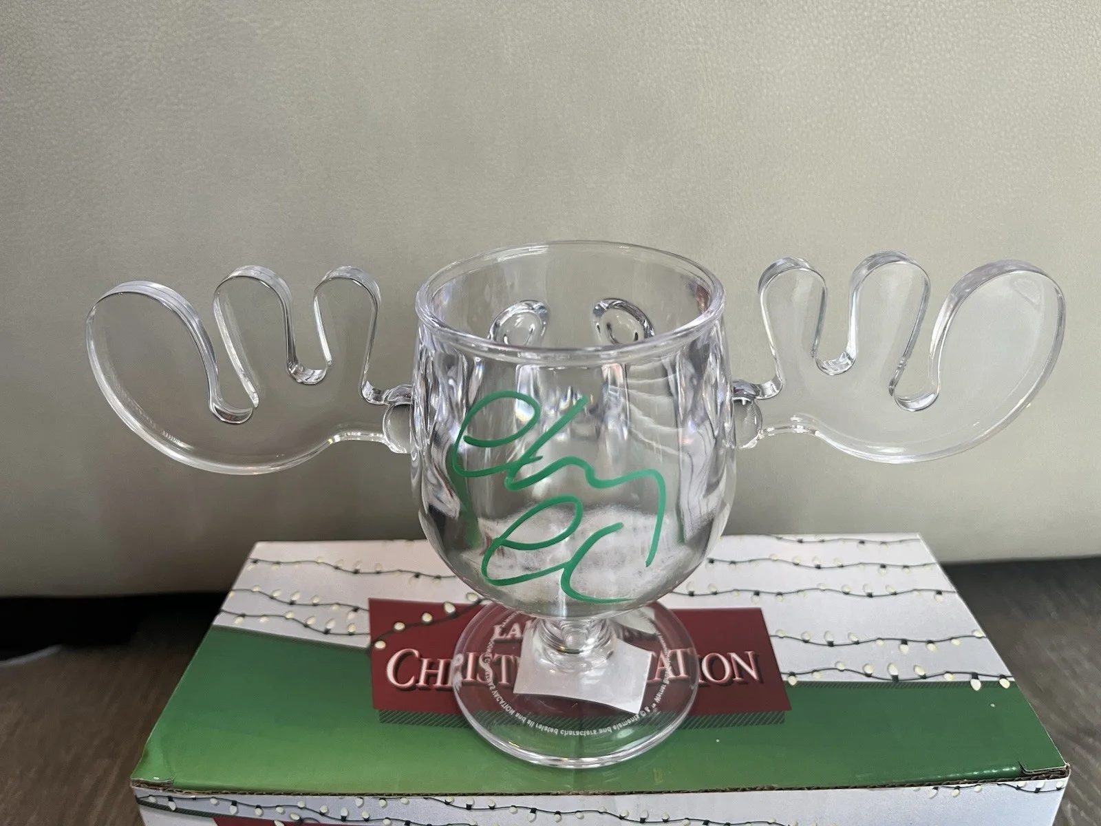 Chevy Chase — Chevy Chase Signed Clark Griswold Moose Mug Beckett COA Christmas Vacation Auto, изображение 2