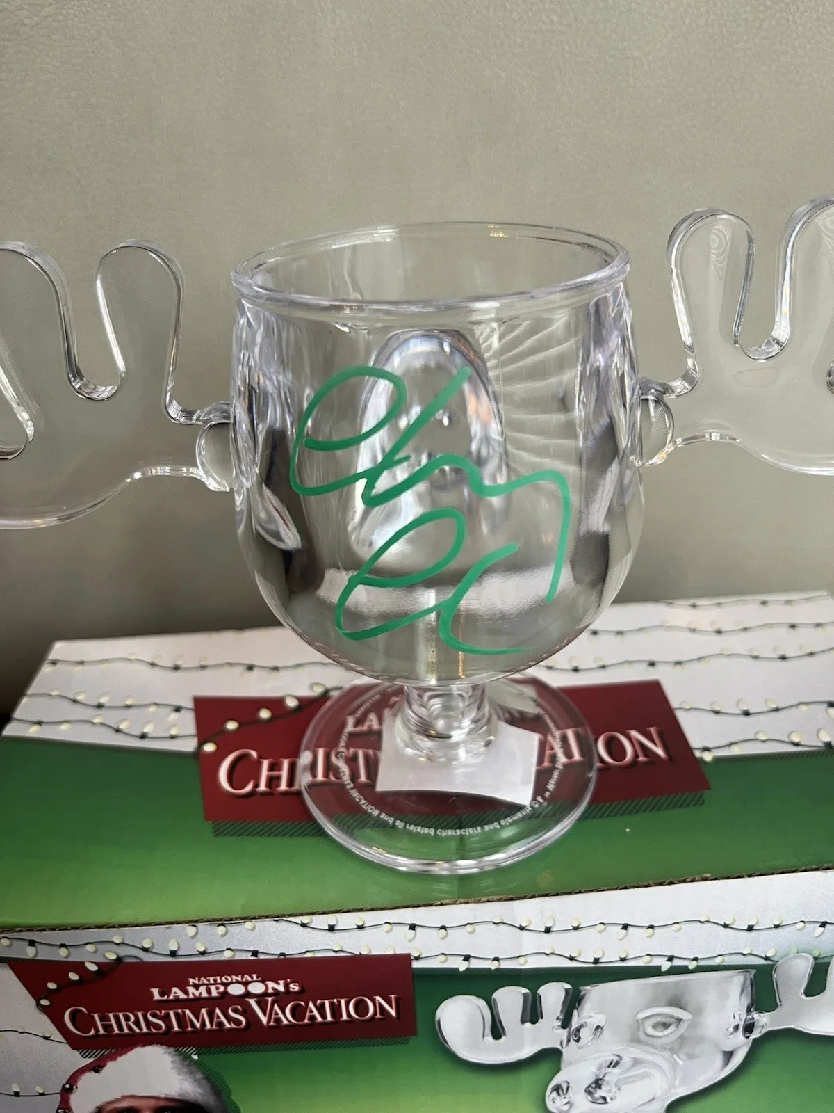 Chevy Chase — Chevy Chase Signed Clark Griswold Moose Mug Beckett COA Christmas Vacation Auto, изображение 3