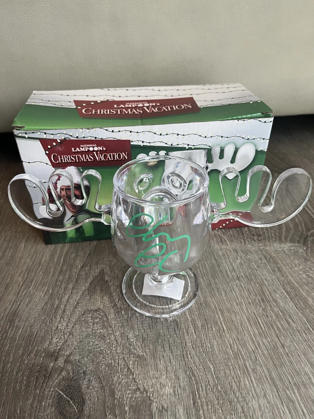 Chevy Chase — Chevy Chase Signed Clark Griswold Moose Mug Beckett COA Christmas Vacation Auto, изображение 5
