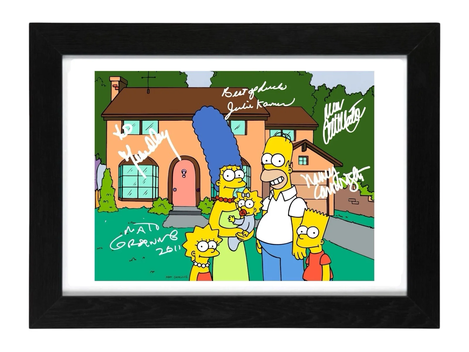 The Simpsons Thornton Signed Autograph PHOTO Pre Print Film 6x4/A4/A4 Framed, image 2