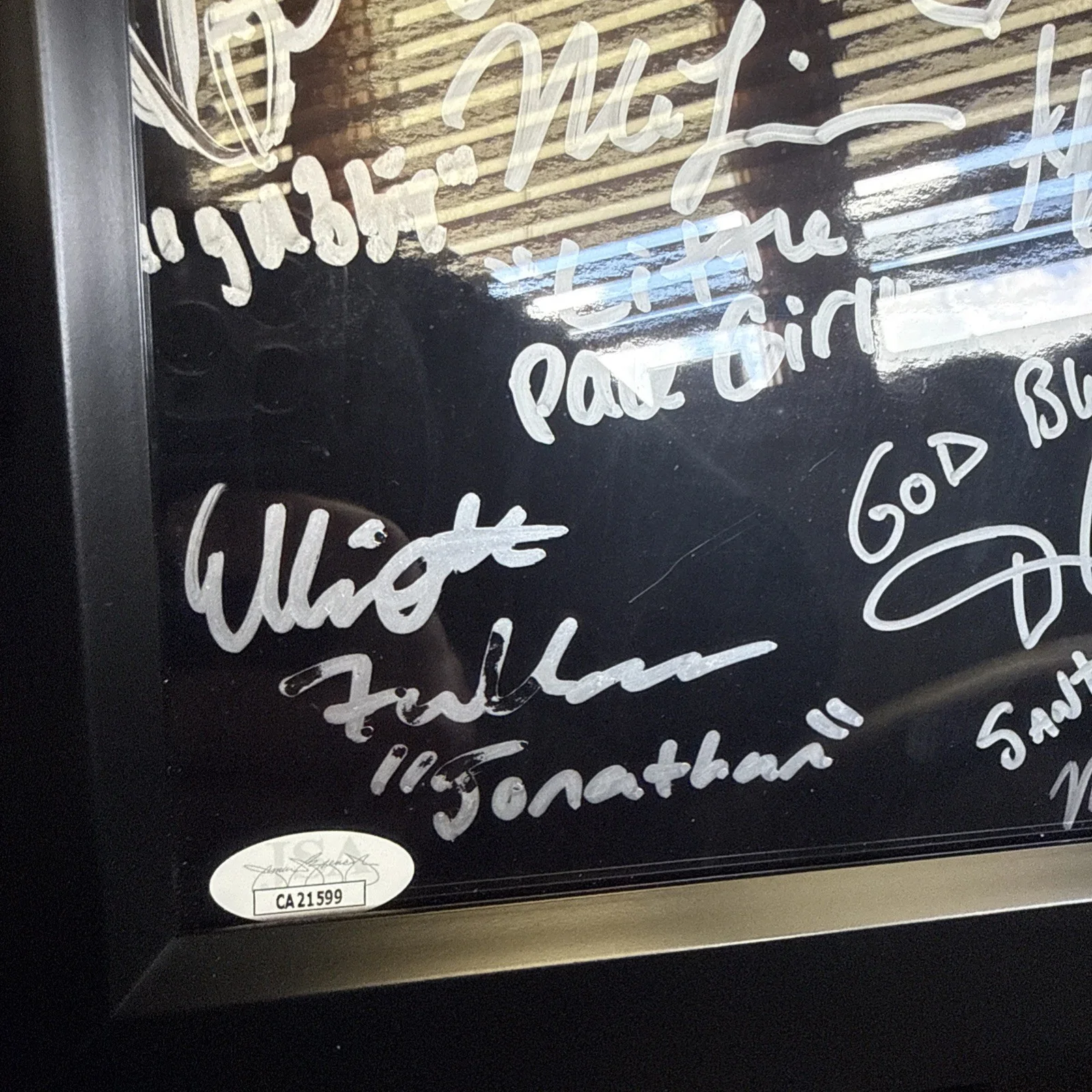 Terrifier cast signed Auto 11x14 JSA (8) signed by 16 Total ! 🔥Autograph, image 3