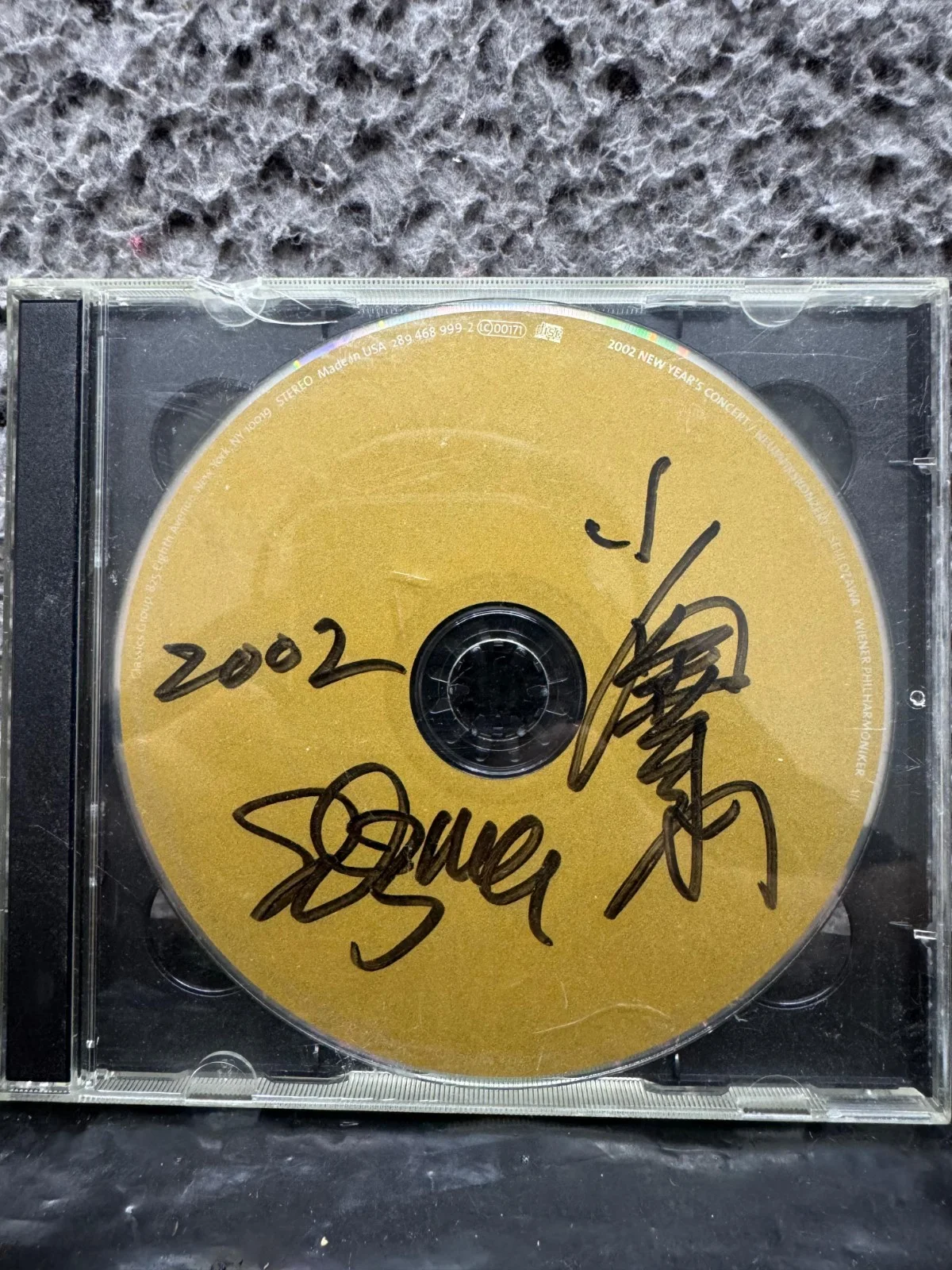 Seiji Ozawa Autographed New Year’s Concert 2002 & Tanglewood Mozart Sym. 40 CD, изображение 4