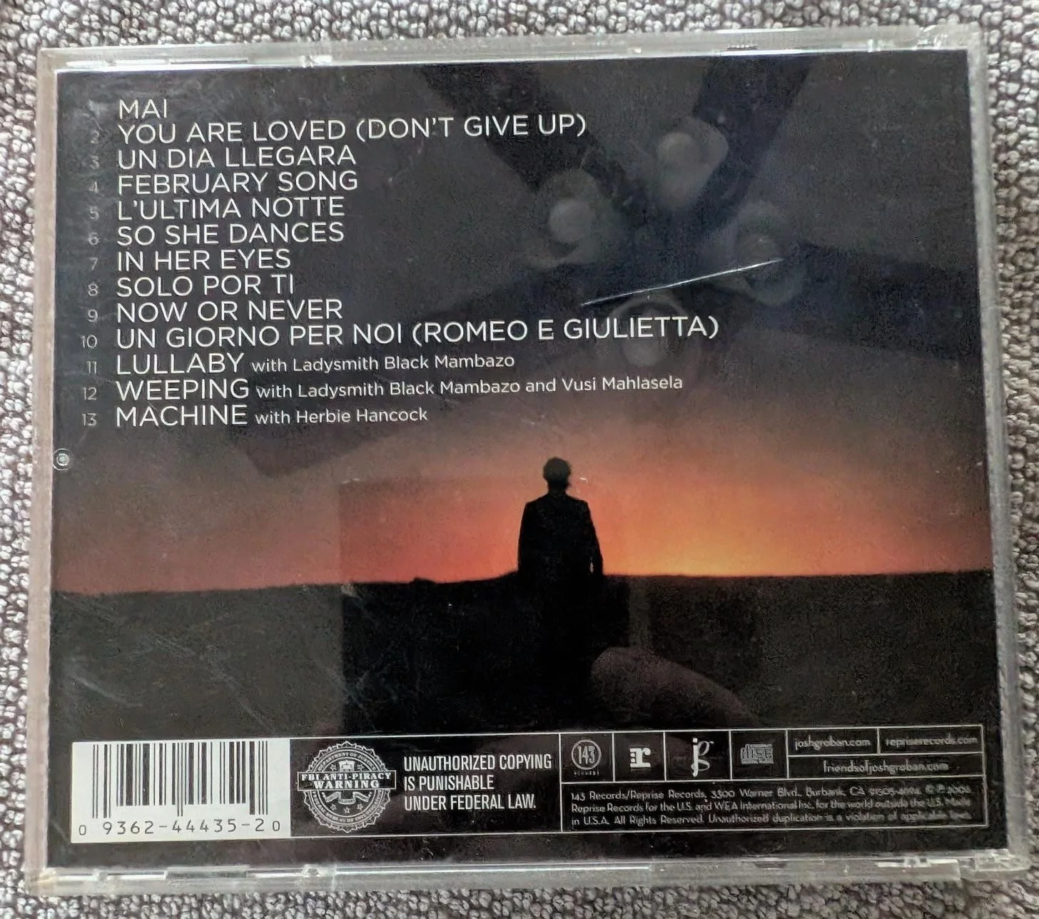 Josh Groban Awake Music CD Album Reprise Records 2006 Pop, изображение 2