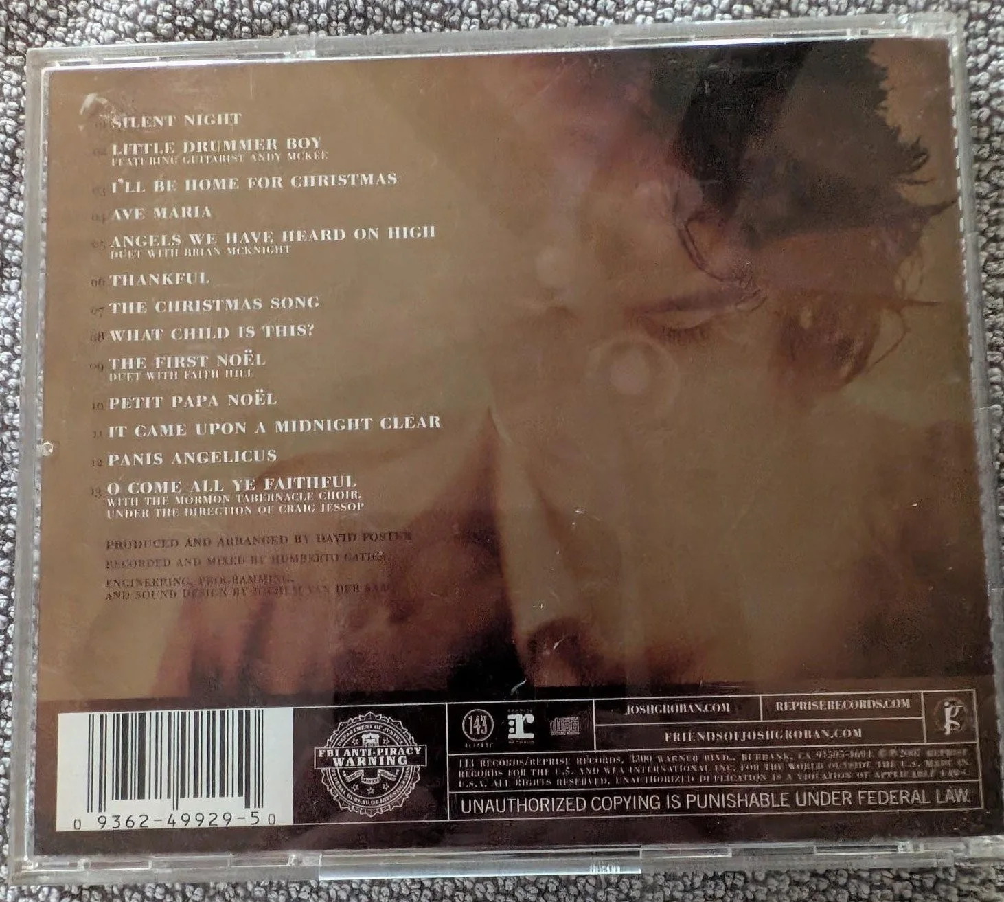 Josh Groban Noel CD 2007 Reprise Records Music Album, изображение 2
