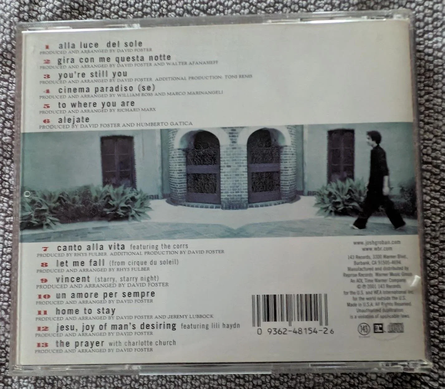 Josh Groban Self-Titled CD Album 2001 Original Music Pop Rock, image 2