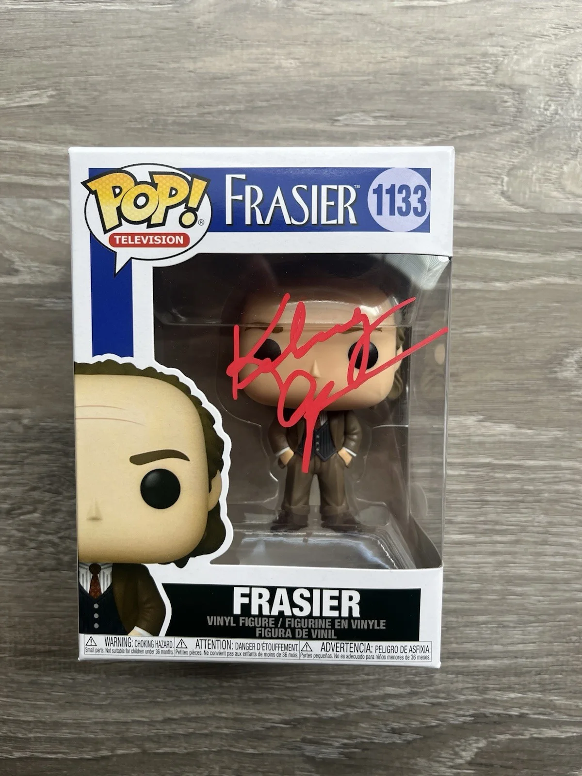 Kelsey Grammer — Kelsey Grammer Signed Frasier Funko Pop JSA COA #1133, изображение 2