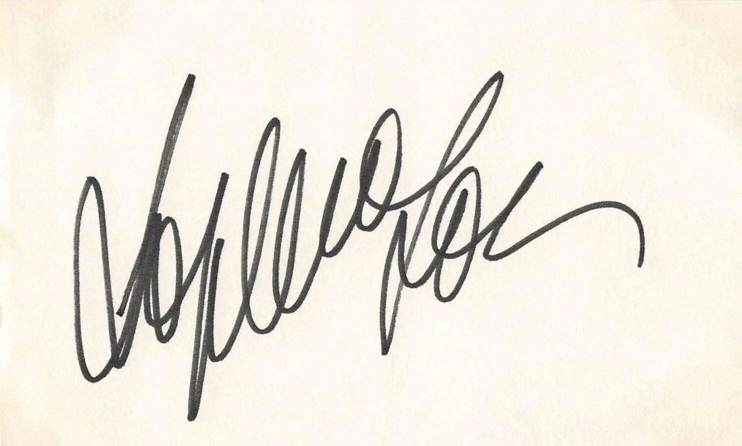 Sophia Loren — Sophia Loren 1980s Candid Photo & Hand Signed Autograph Card Event *Am10b2, изображение 2