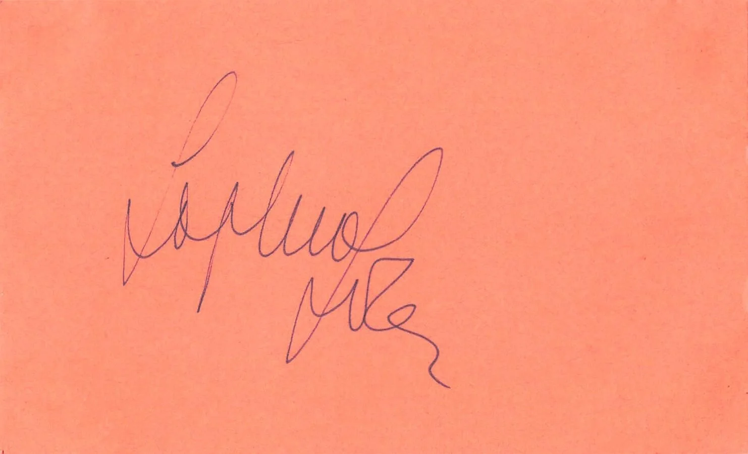 Sophia Loren — Sophia Loren 1990 Candid Photo & Hand Signed Autograph Card Paris *Am10b5, изображение 4