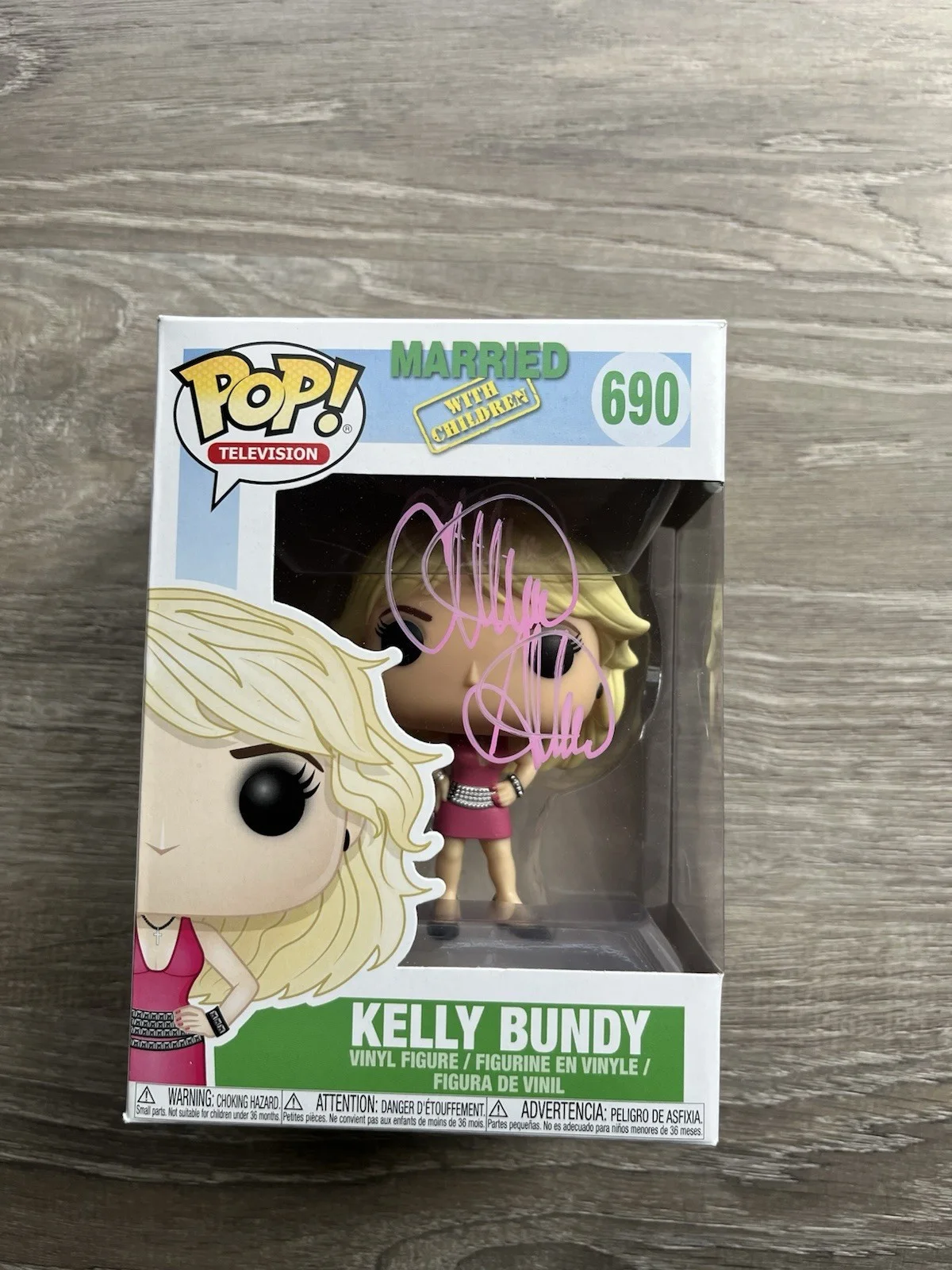 Christina Applegate — Christina Applegate Signed Kelly Bundy Funko Pop Beckett COA Autograph, image 2