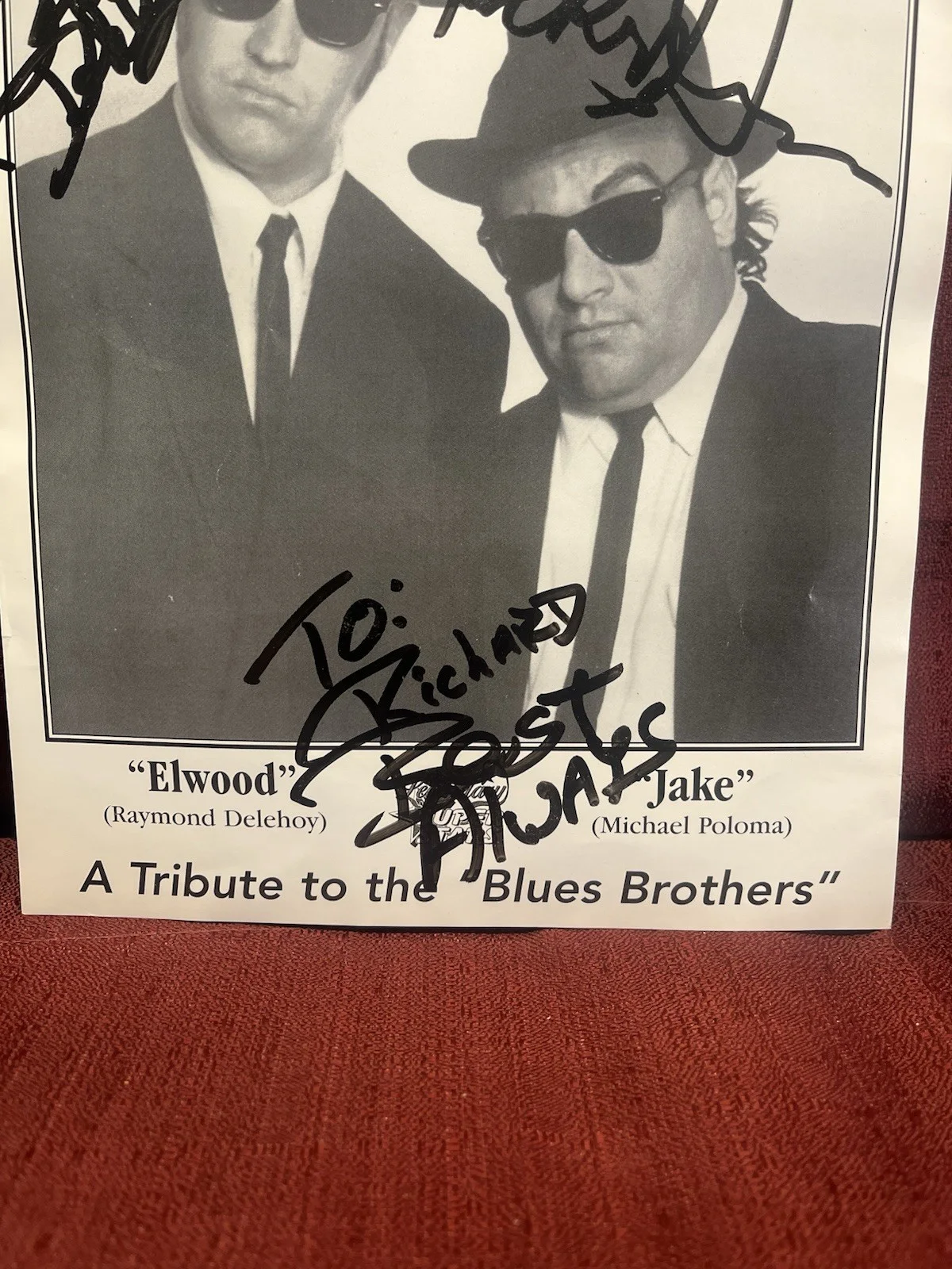 Raymond Delehoy, Michael Poloma — Blues Brothers Original Photograph Signed by Raymond Delehoy & Michael Paloma, изображение 5