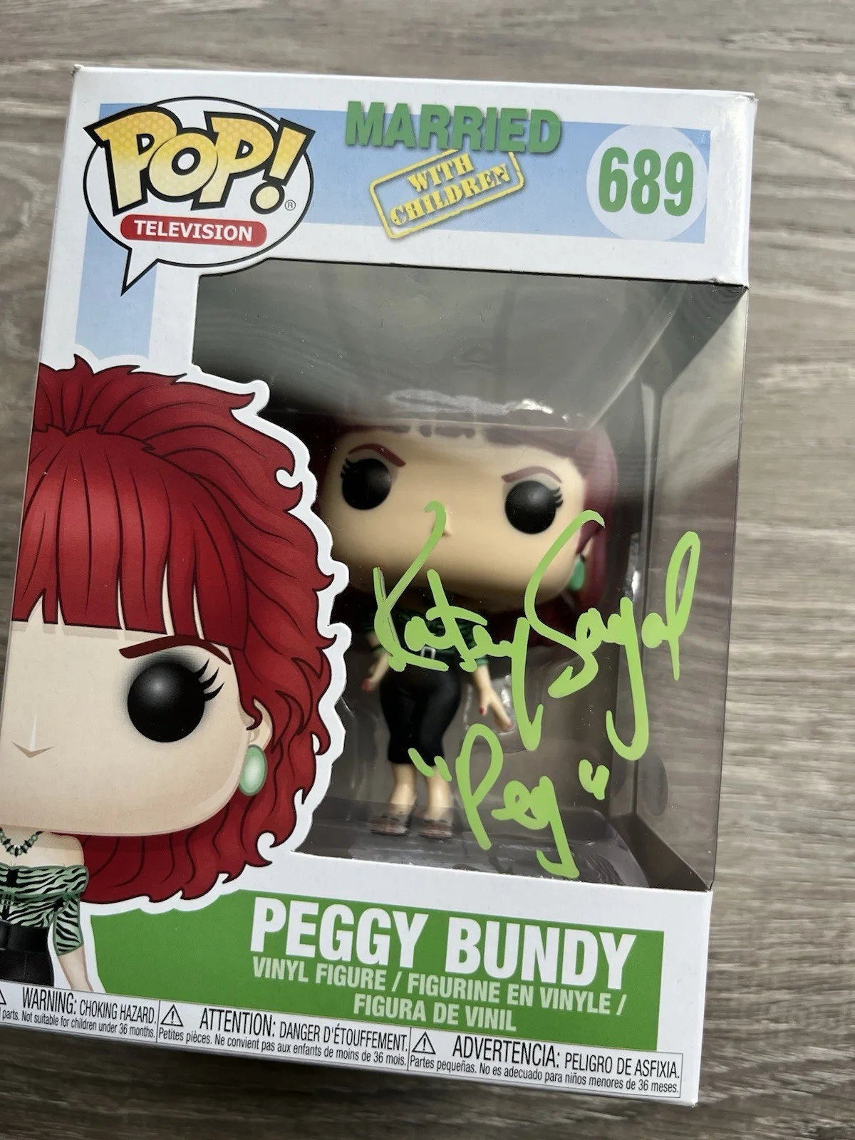Katey Sagal — Katey Sagal Signed Peg Bundy Funko Pop Beckett COA Married With Children #689, image 3