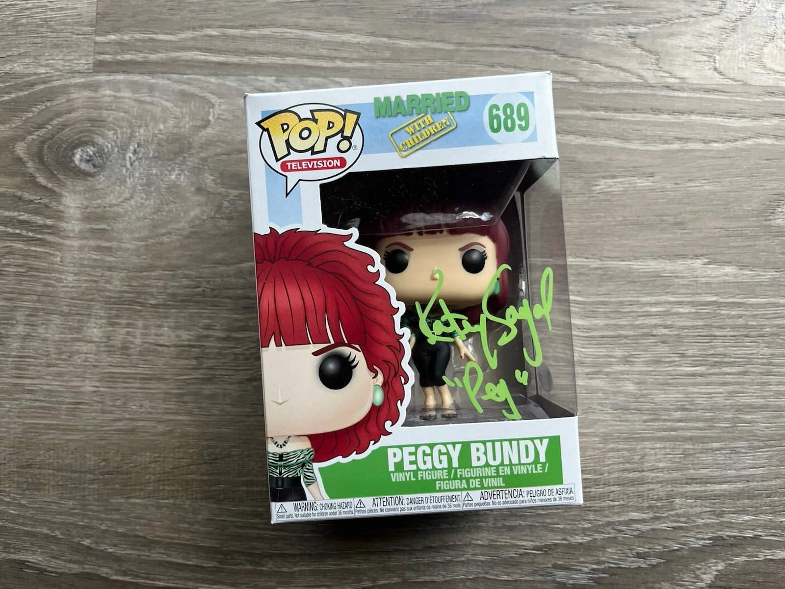 Katey Sagal — Katey Sagal Signed Peg Bundy Funko Pop Beckett COA Married With Children #689, image 5
