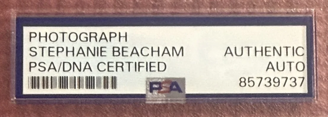 Stephanie Beacham — PSA/DNA slabbed & signed STEPHANIE BEACHAM autographed 5"x 7" Photo DYNASTY #2, image 3