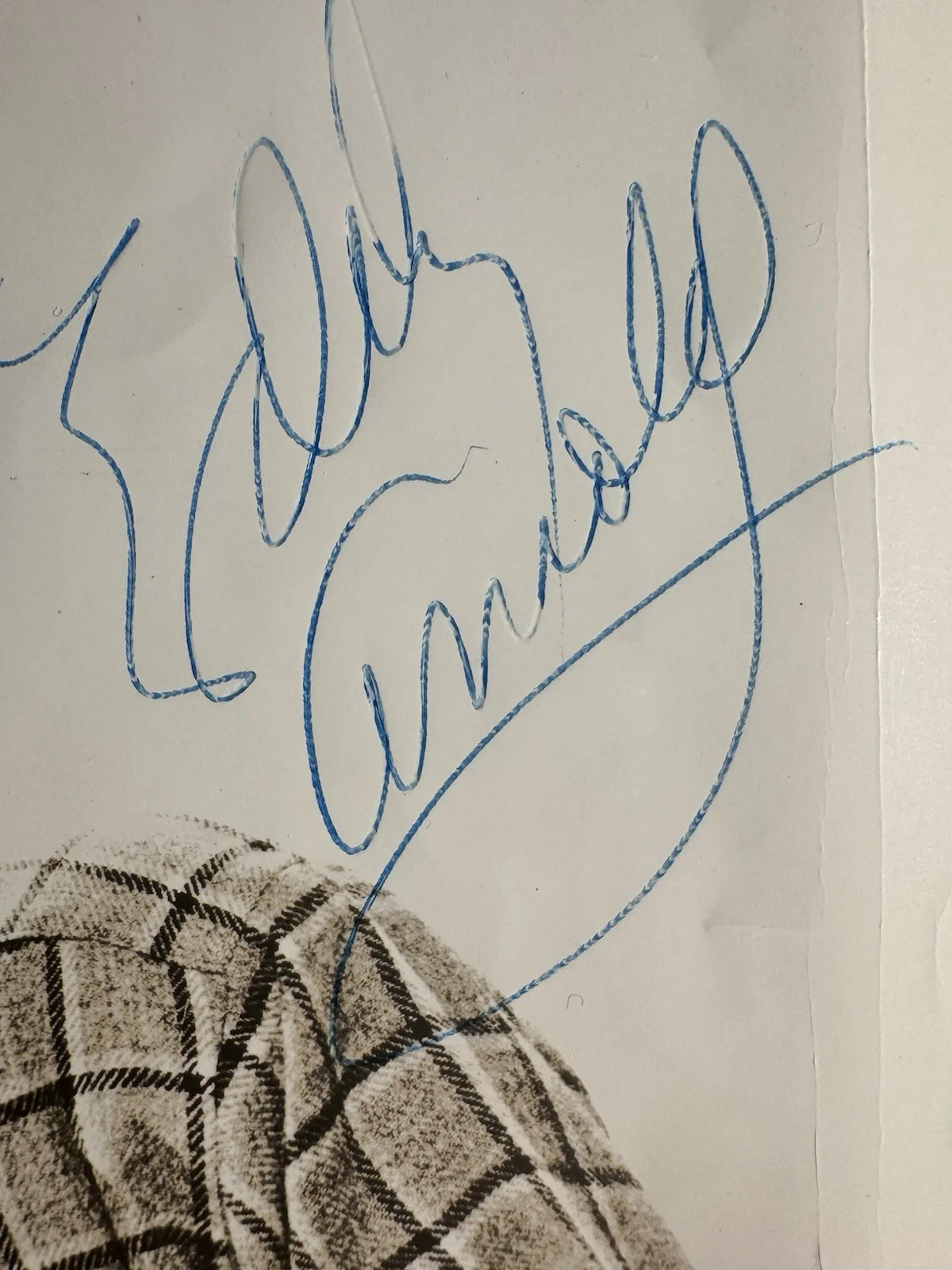 Eddy Arnold Signed 8x10 Photo Vintage 1940s Country Music HOF Deceased, изображение 2