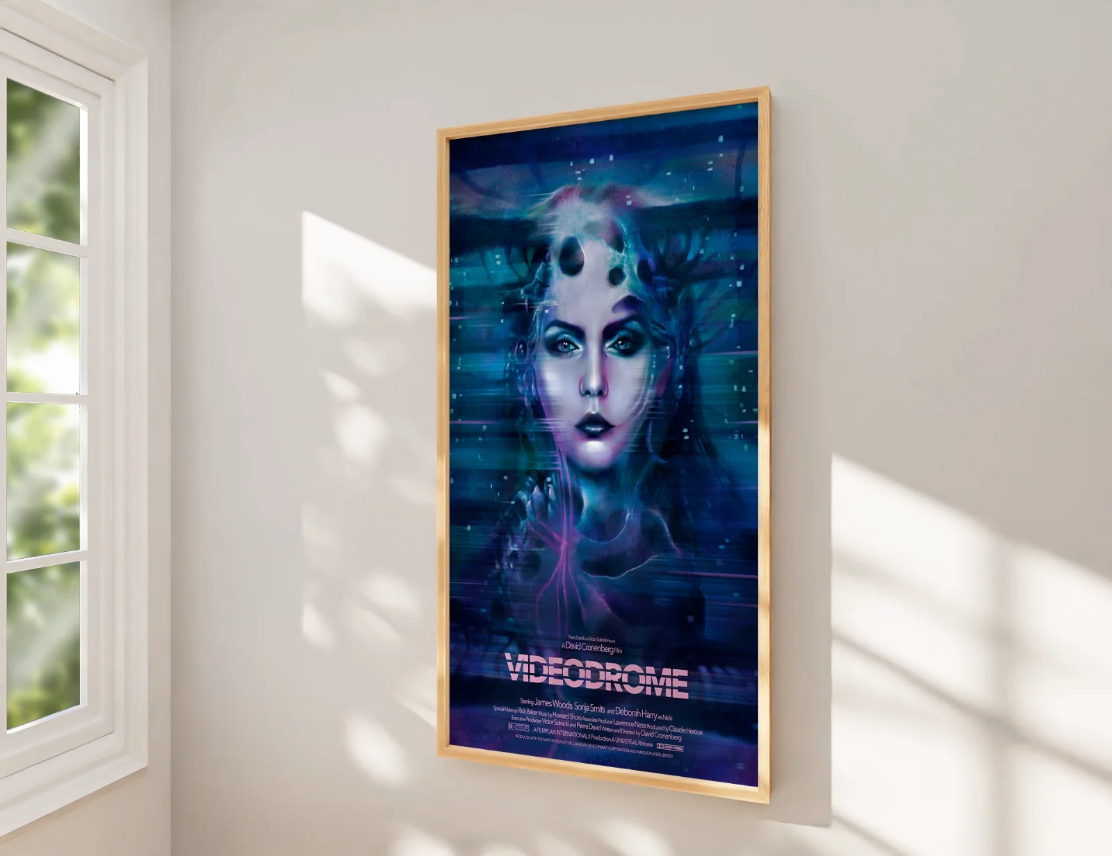 Videodrome - 1983 Horror / Sci-FI Restored 27.2" x 41" US One Sheet Poster, image 2