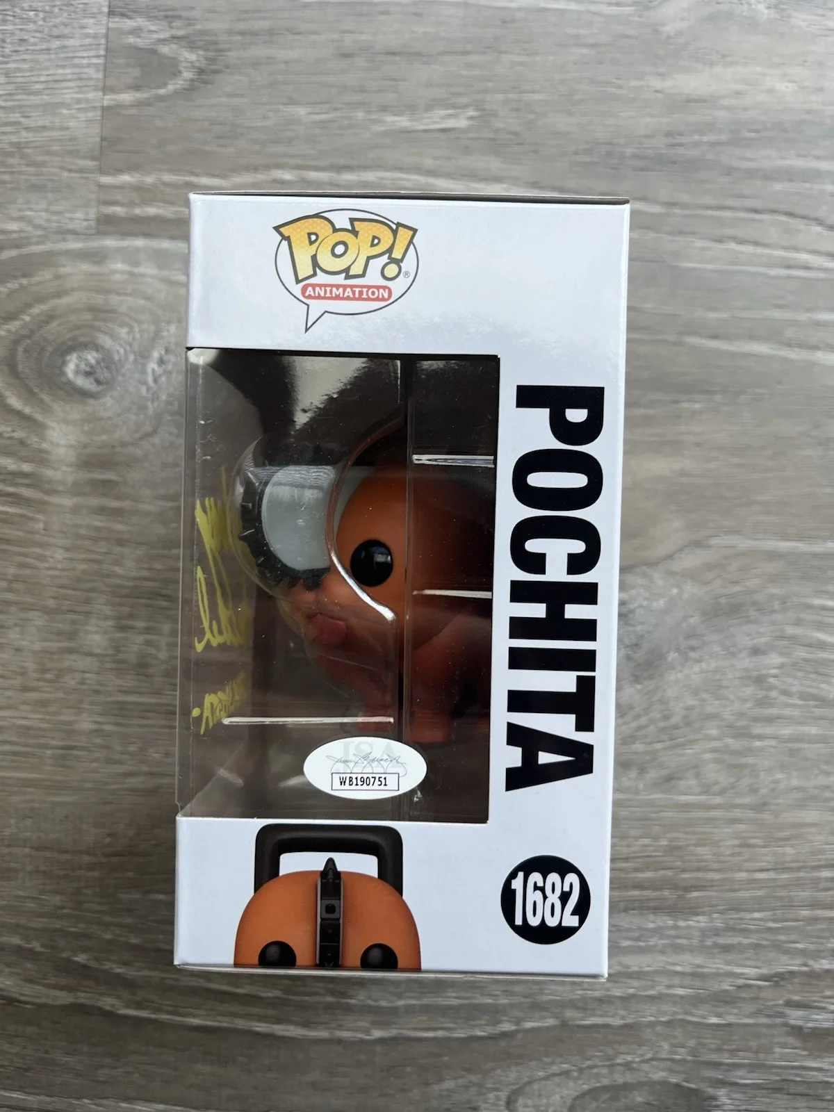 Lindsay Seidel — Lindsay Seidel Signed Pochita Funko Pop JSA COA Chainsaw Man Anime Autograph, изображение 5