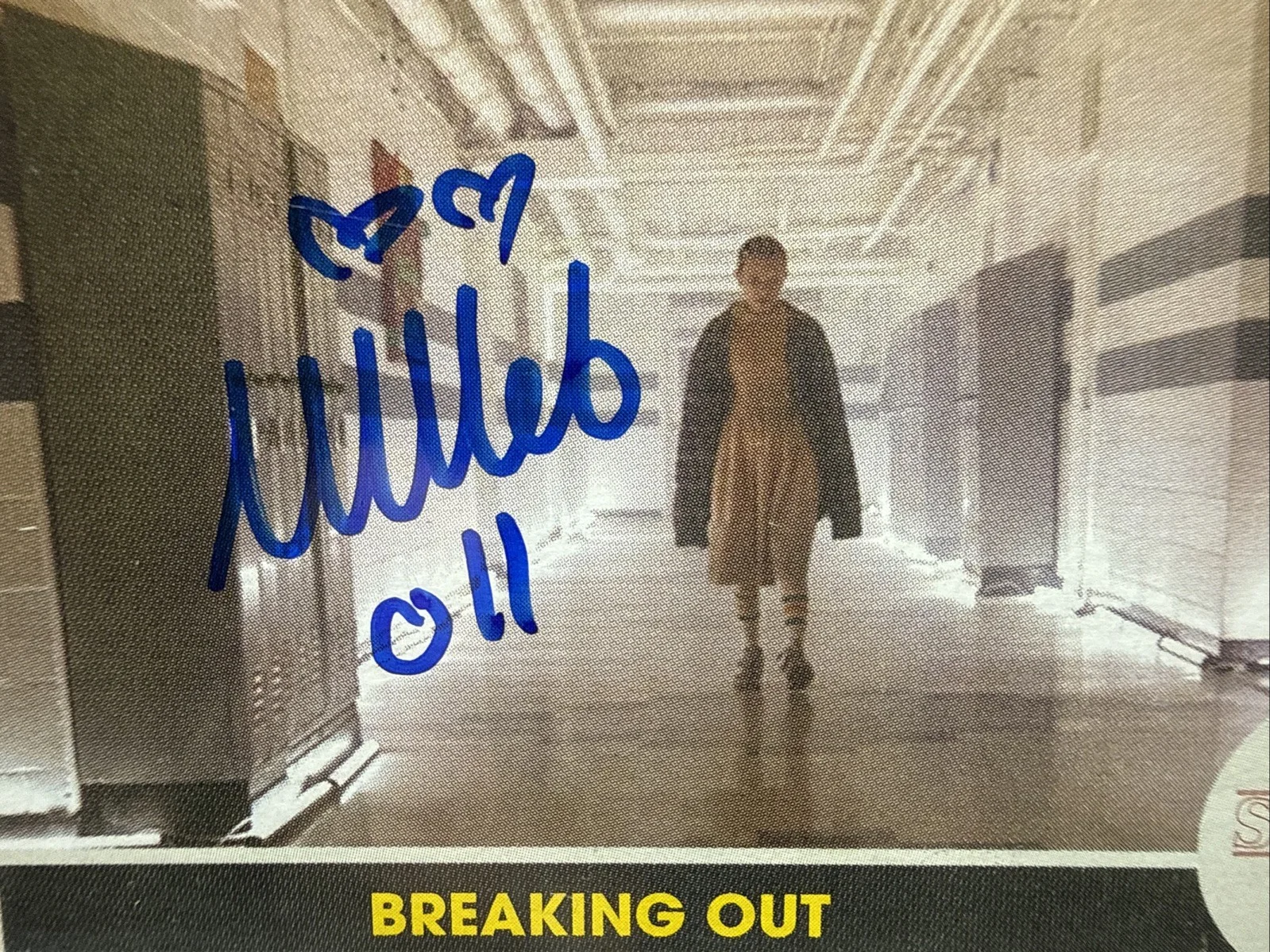 Millie Bobby Brown — 2019 Topps Millie Bobby Brown Stranger Things Card #42 Beckett Authentic AUTO 10, image 3