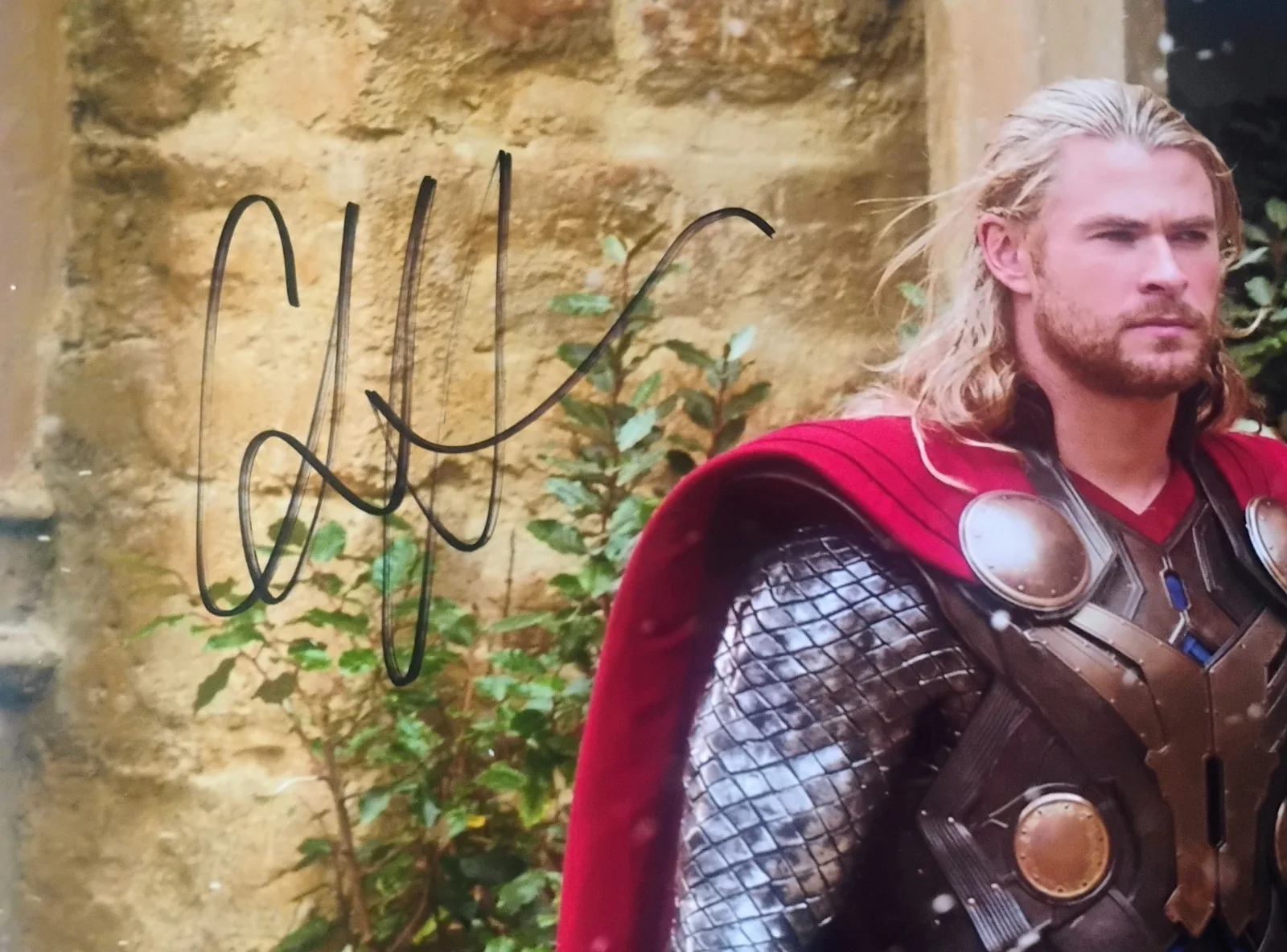 Anthony Hopkins & Chris Hemsworth Hand Signed 11x14 Photo COA Thor NO US TARIFFS, image 3