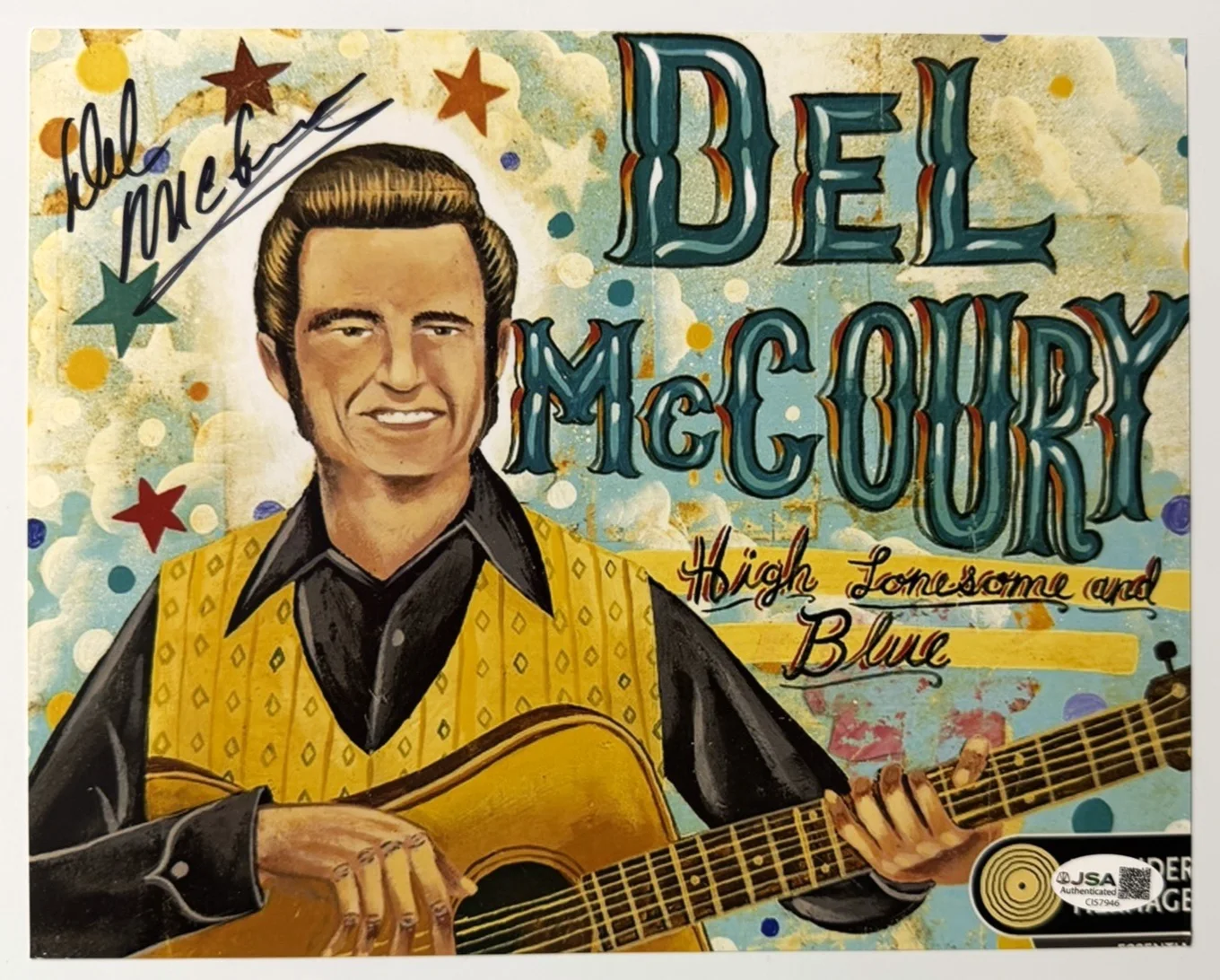 Del McCoury Signed 8x10 Photo Autographed JSA COA Bluegrass Legend, изображение 2