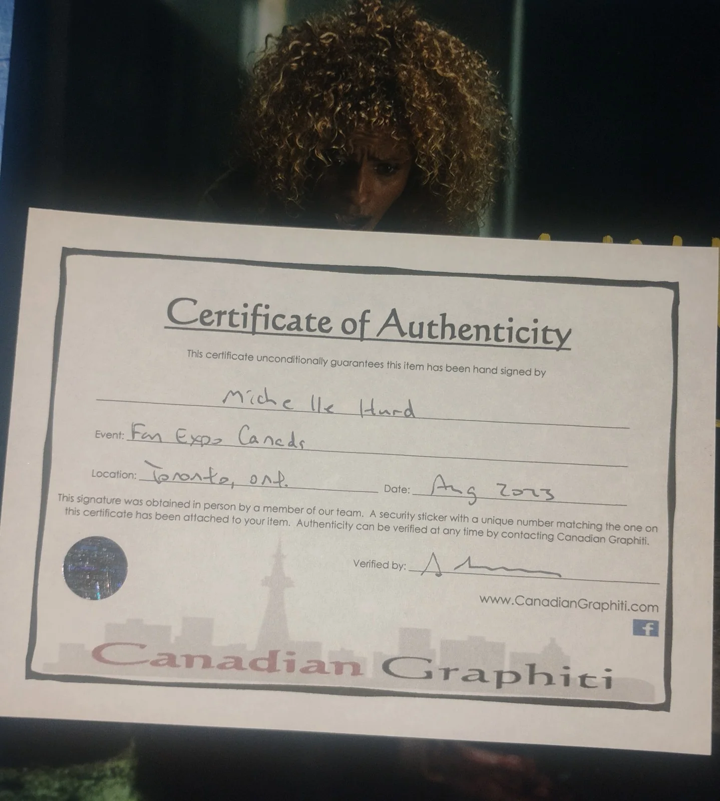 Michelle Hurd Hand Signed 8x10 Photo COA Ash vs Evil Dead NO US TARIFFS, image 4