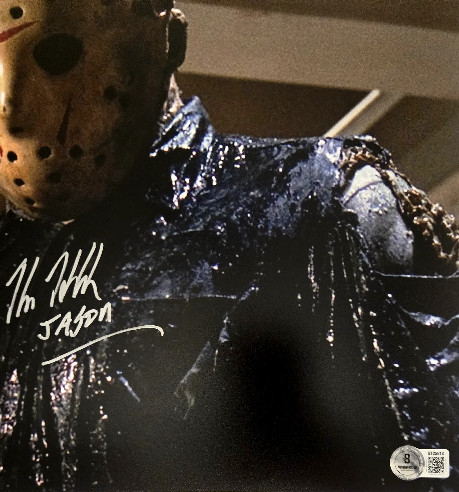 Kane Hodder — Kane Hodder Signed Photo Jason Friday the 13th Horror Autograph Beckett COA 618, image 2