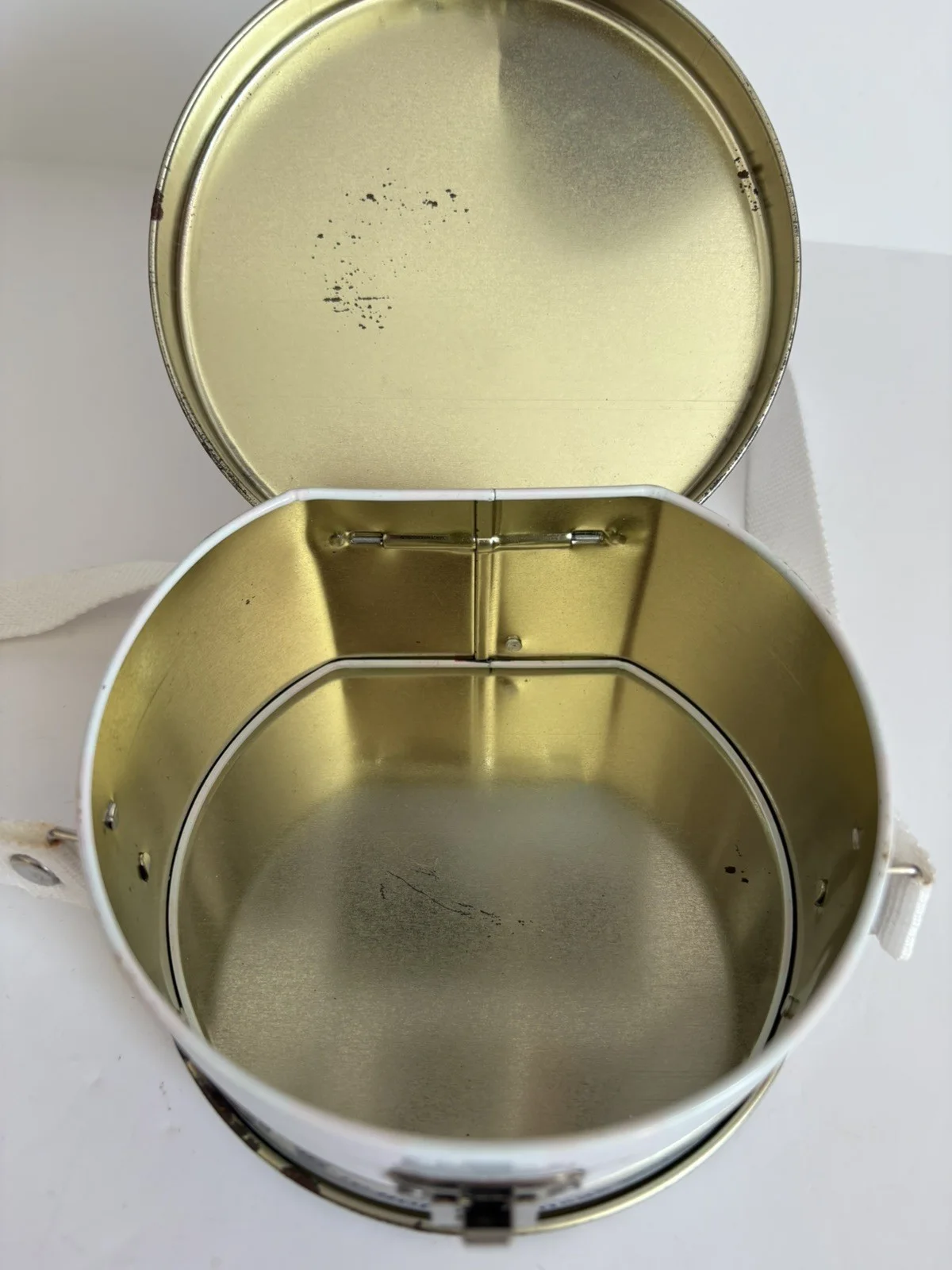 Wizard of Oz Tin Metal Bucket Purse 2000 Judy Garland Rare 5" Pink White E1, изображение 5