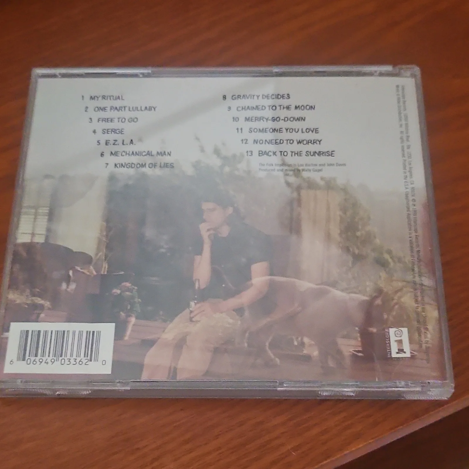 The Folk Implosion One Part Lullaby Autographed by Lou Barlow CD & Booklet, image 2