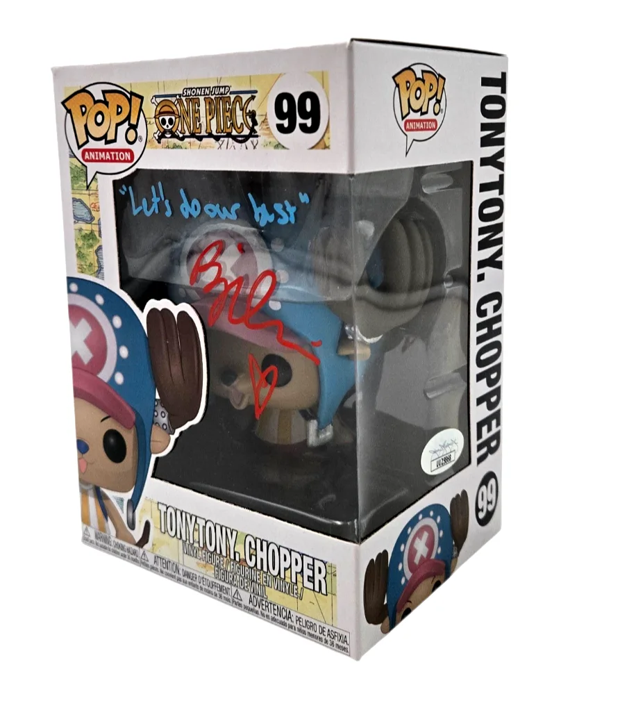 Brina Palencia — Brina Palencia Signed Funko One Piece Tony Chopper Autograph JSA COA 868