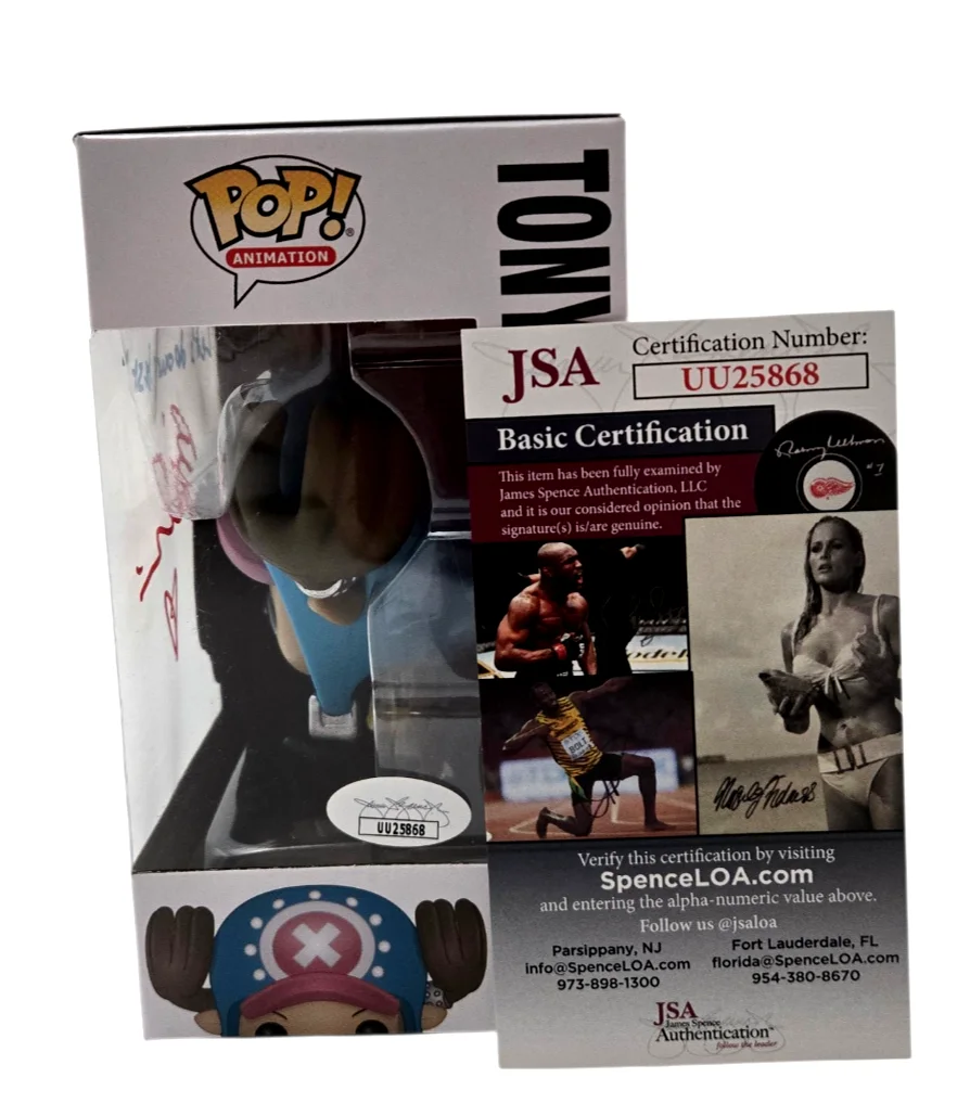 Brina Palencia — Brina Palencia Signed Funko One Piece Tony Chopper Autograph JSA COA 868, изображение 2
