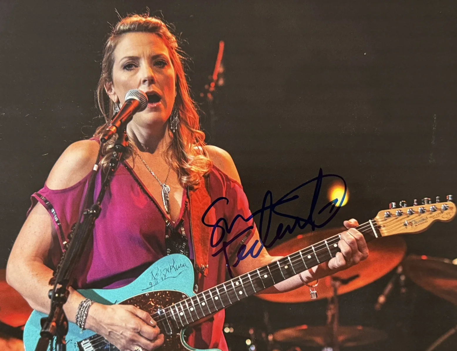 Susan Tedeschi Signed 11x14 Photo Autographed JSA COA Tedeschi Trucks Band, изображение 3