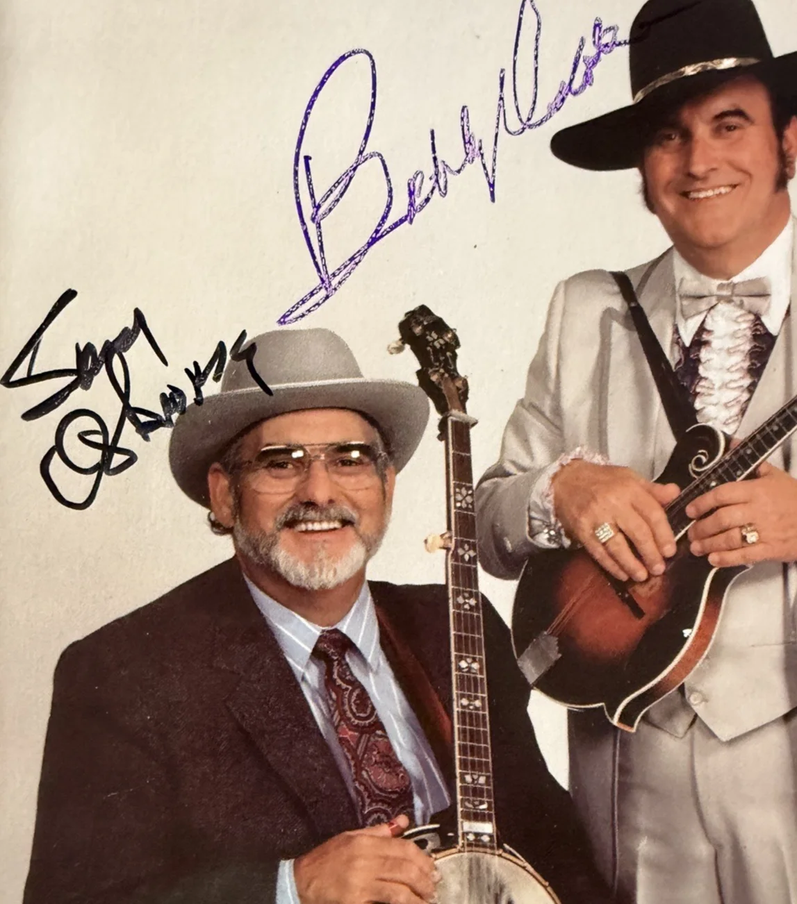 The Osborne Brothers Signed 8x10 Photo Sonny & Bobby Autograph JSA COA Opry, изображение 3