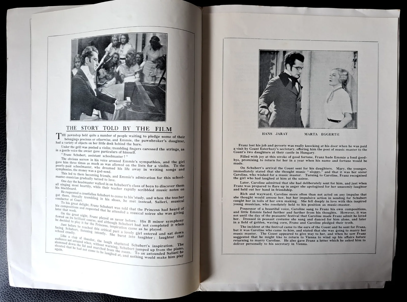 1934 London film brochure Franz Schubert & Yellow Expedition films Citroen cars, изображение 3