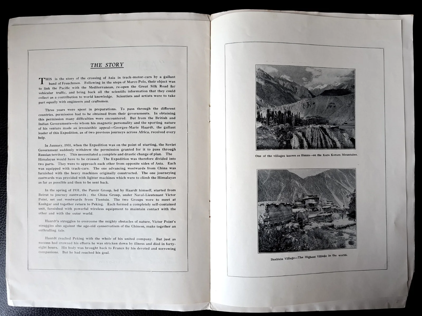 1934 London film brochure Franz Schubert & Yellow Expedition films Citroen cars, изображение 5