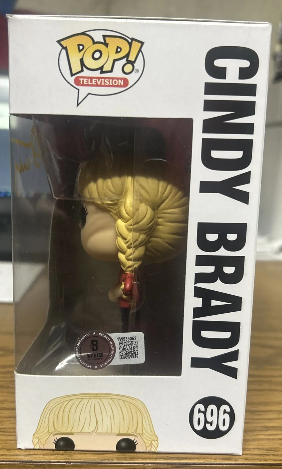 Susan Olsen — SUSAN OLSEN SIGNED CINDY BRADY FUNKO POP THE BRADY BUNCH BECKETT WITNESS, изображение 2