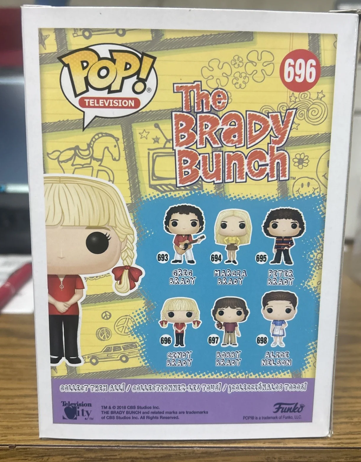 Susan Olsen — SUSAN OLSEN SIGNED CINDY BRADY FUNKO POP THE BRADY BUNCH BECKETT WITNESS, изображение 3