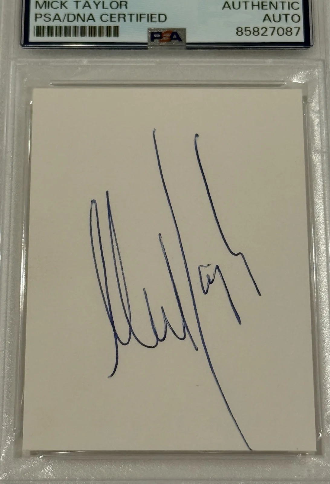 Mick Taylor Signed Cut PSA Authentic Autograph The Rolling Stones, image 2
