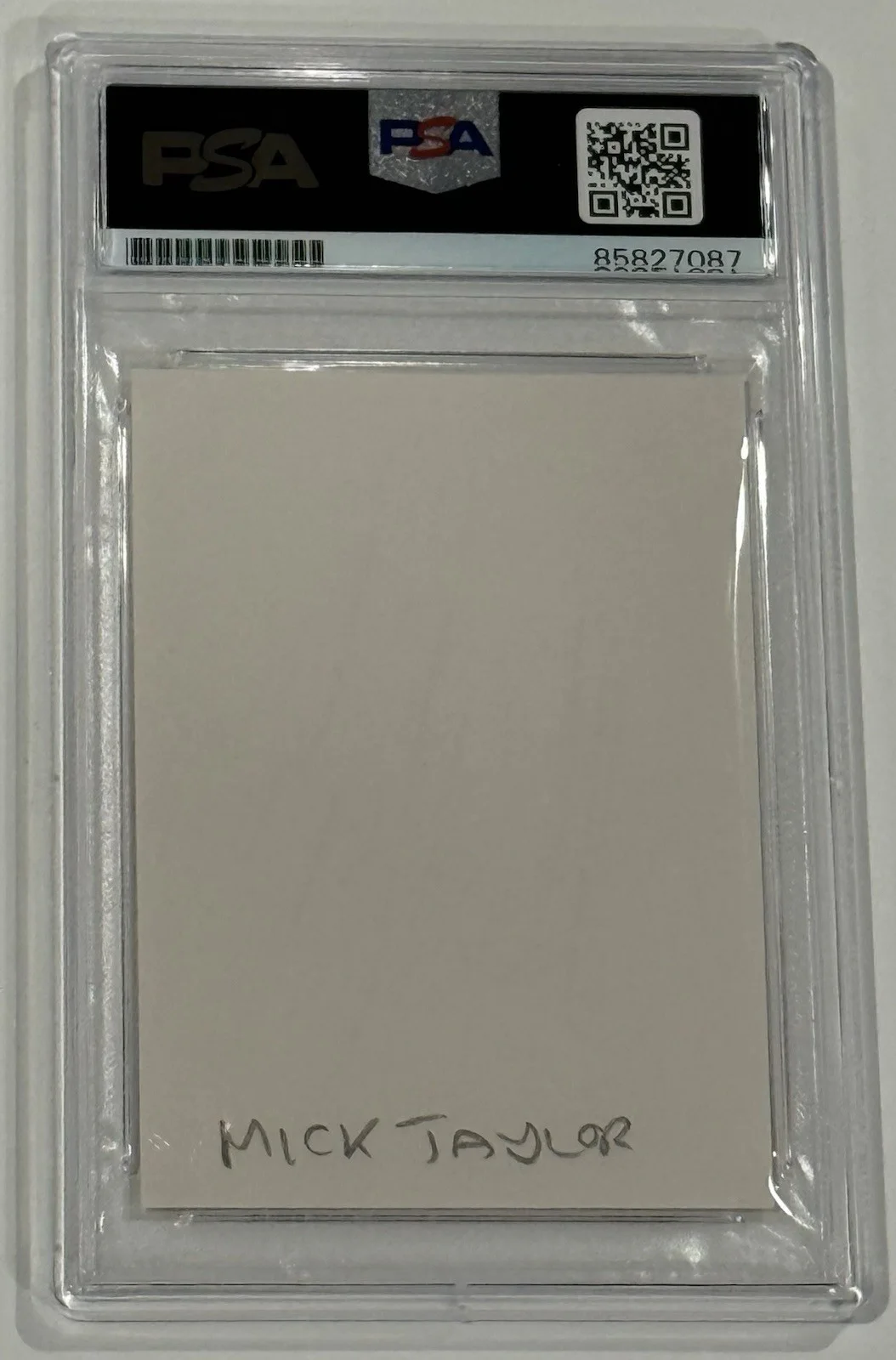 Mick Taylor Signed Cut PSA Authentic Autograph The Rolling Stones, image 3
