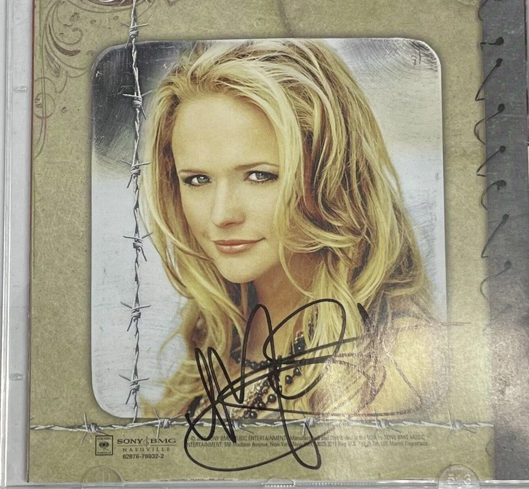Miranda Lambert RARE DOUBLE Signature CD "Crazy Ex-Girlfriend PSA Certified, image 2