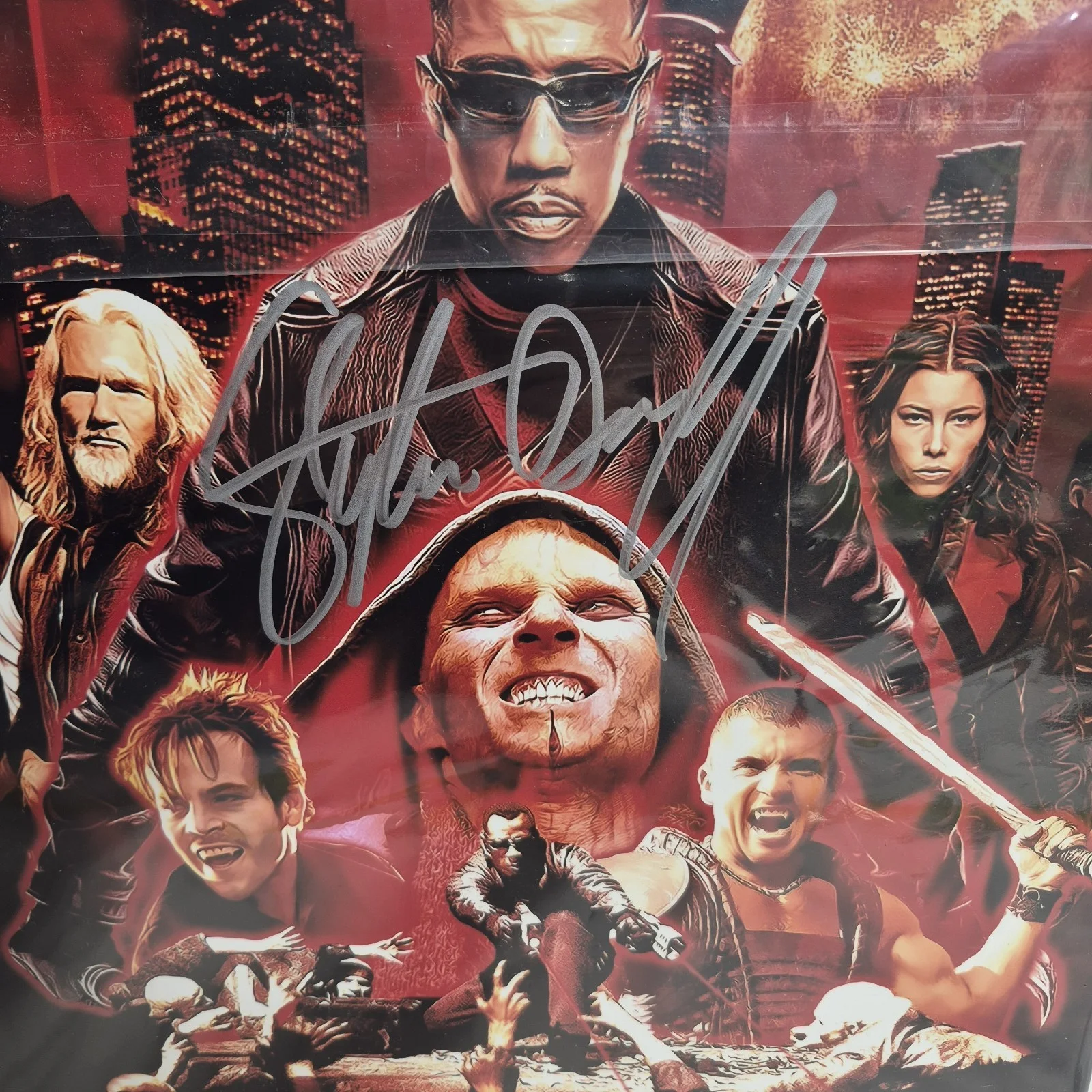 Stephen Dorff Signed Blade 11x14 Zobie, image 3