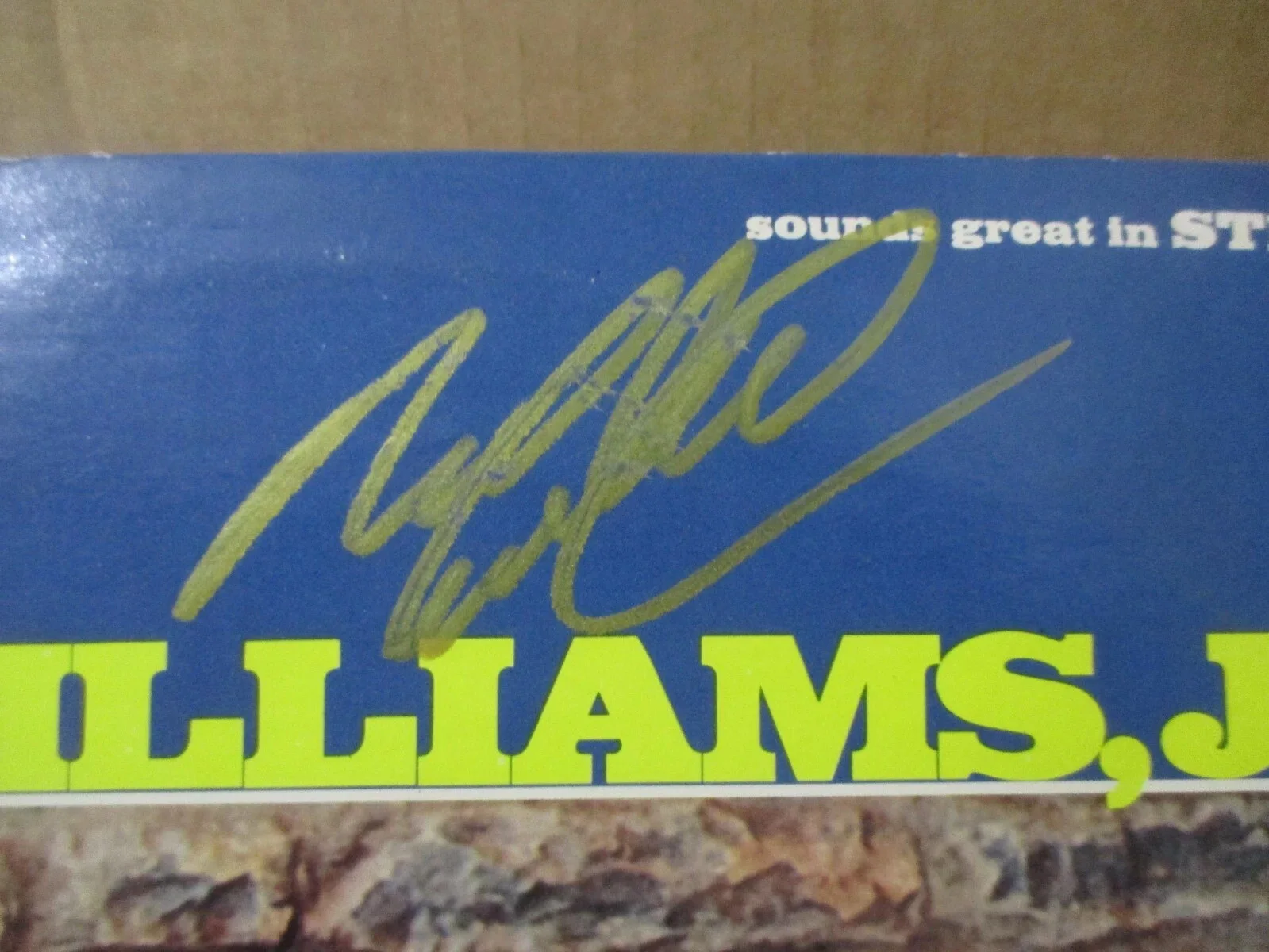 HANK WILLIAMS JR. (BOCEPHUS) AUTHENTIC AUTOGRAPHED/SIGNED VINYL RECORD ALBUM, image 2