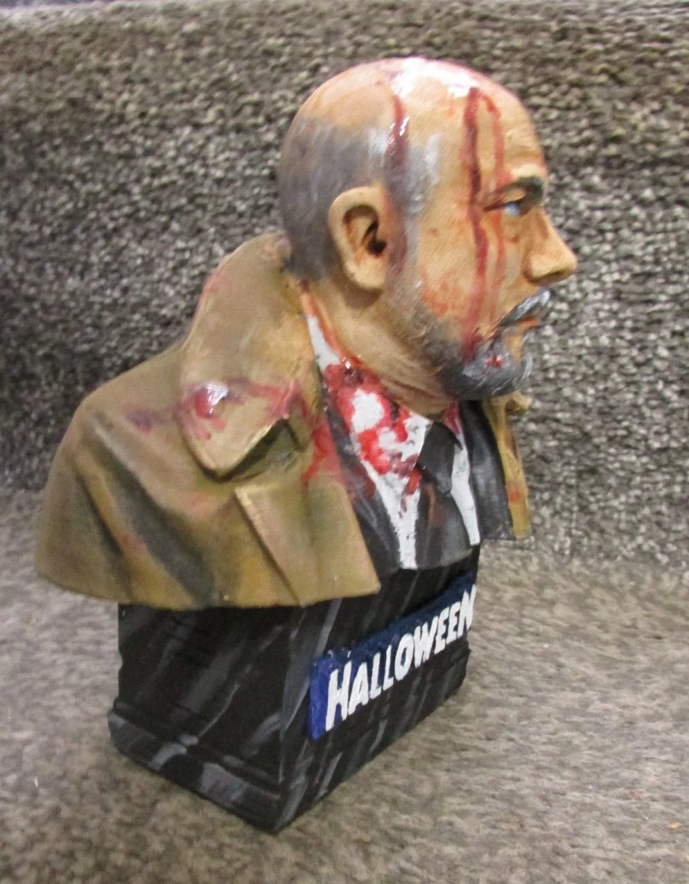 JOHN CARPENTER'S HALLOWEEN DR. LOOMIS 1/3 BUST/ STATUE FINISHED, image 3