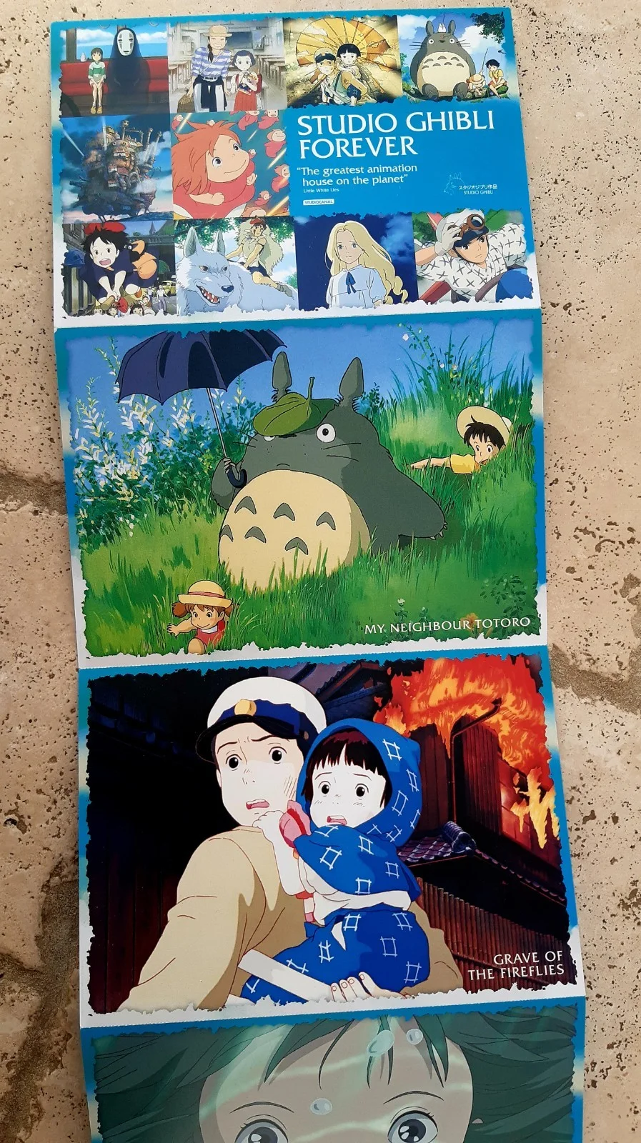 Studio Ghibli Forever Japanese Anime Film Promo Art Card Set, изображение 4