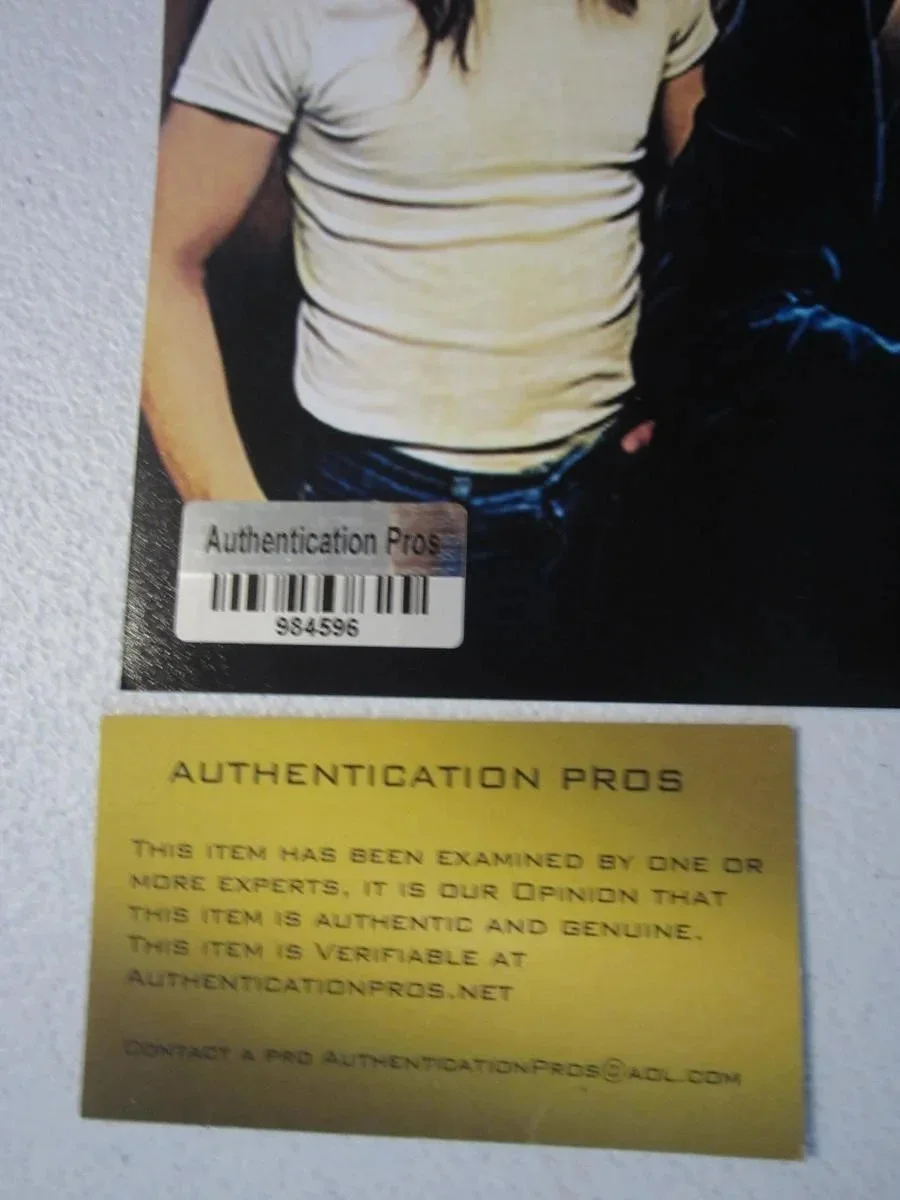 AC/DC signed picture with HOLO COA, image 2