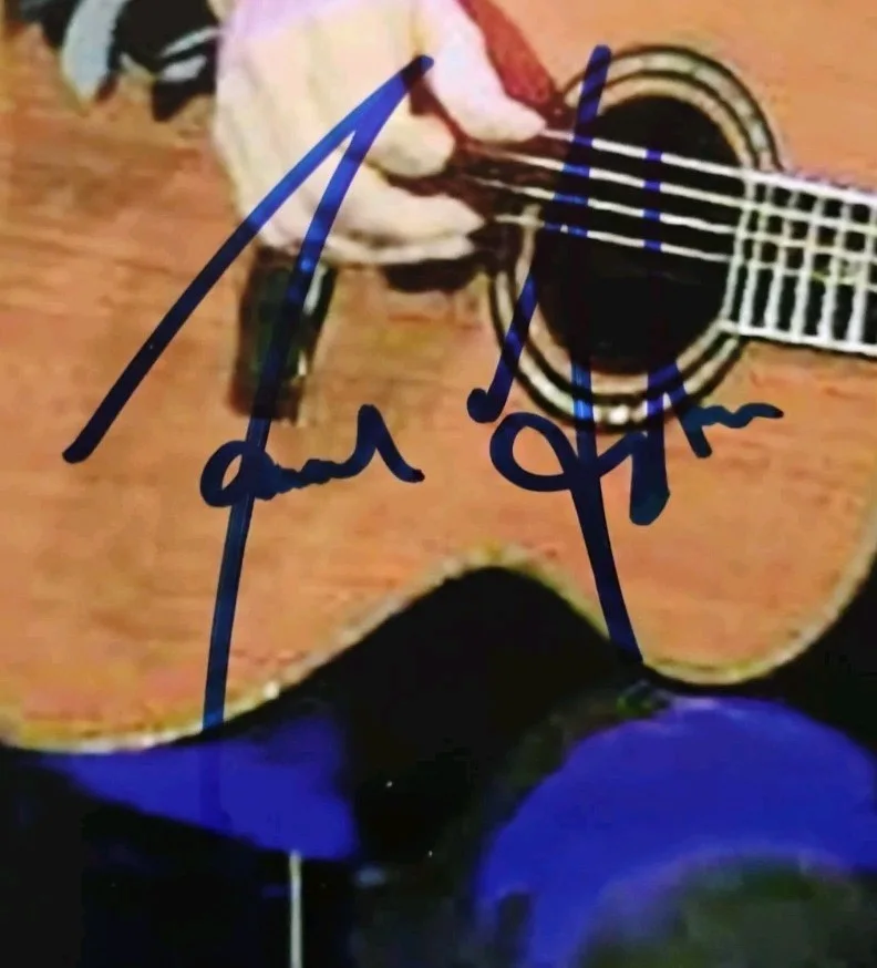 JAMES TAYLOR JT SINGER SONGWRITER LEGENDARY VOICE SIGNED AUTOGRAPHED 8X10 PHOTO, изображение 2