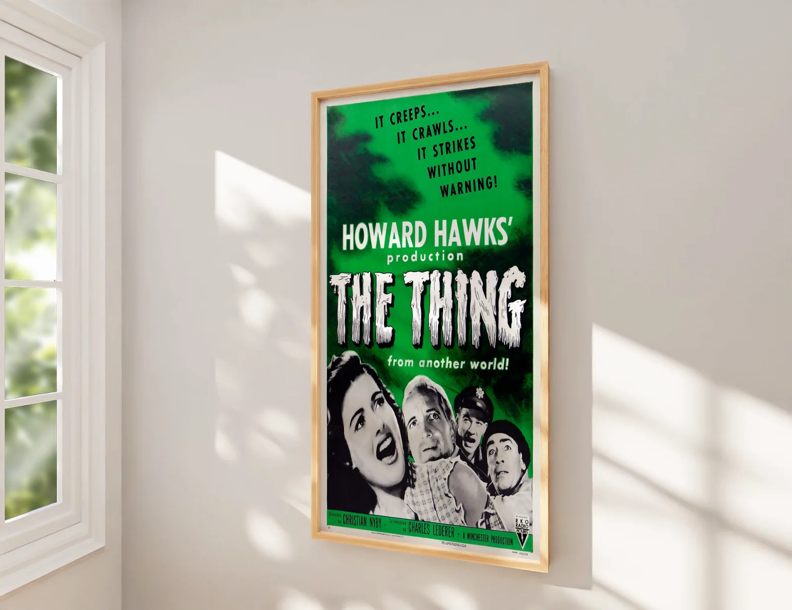 The Thing from Another World - 1951 Sci-FI Restored 27.2" x 41" US One Sheet, image 2