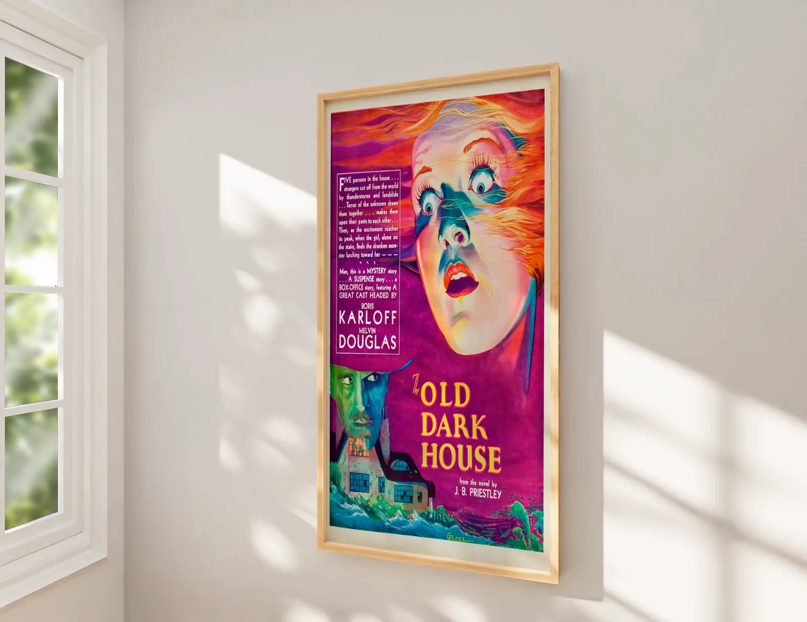 The Old Dark House - 1932 Horror Film Restored 27.2" x 41" US One Sheet, изображение 2